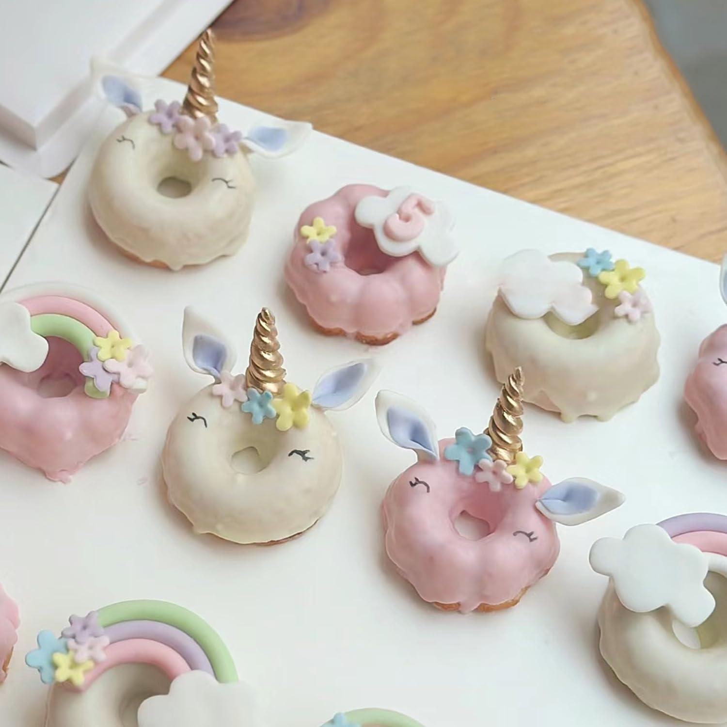 Molde de Silicona Unicornio YIHUOMOLDS 5x5 cm para Pasteles