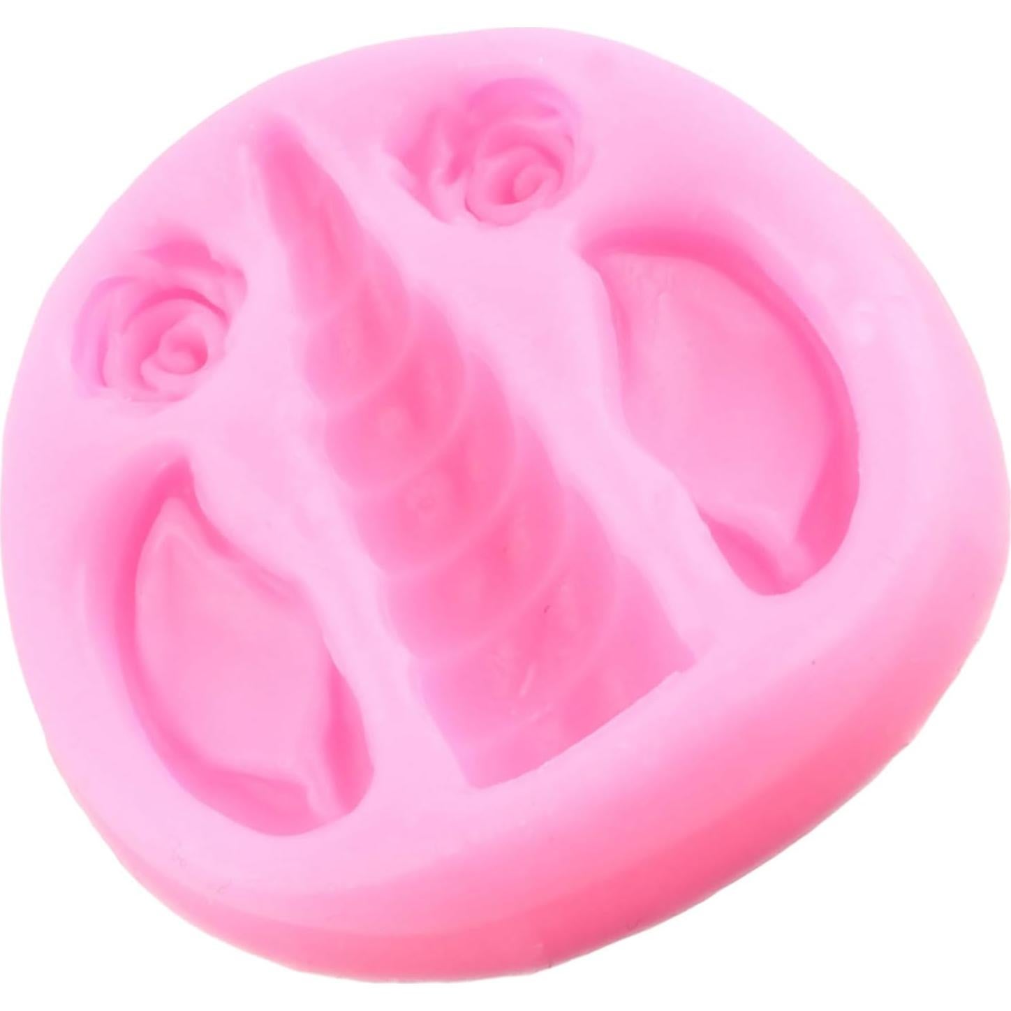 Molde de Silicona Unicornio YIHUOMOLDS 5x5 cm para Pasteles