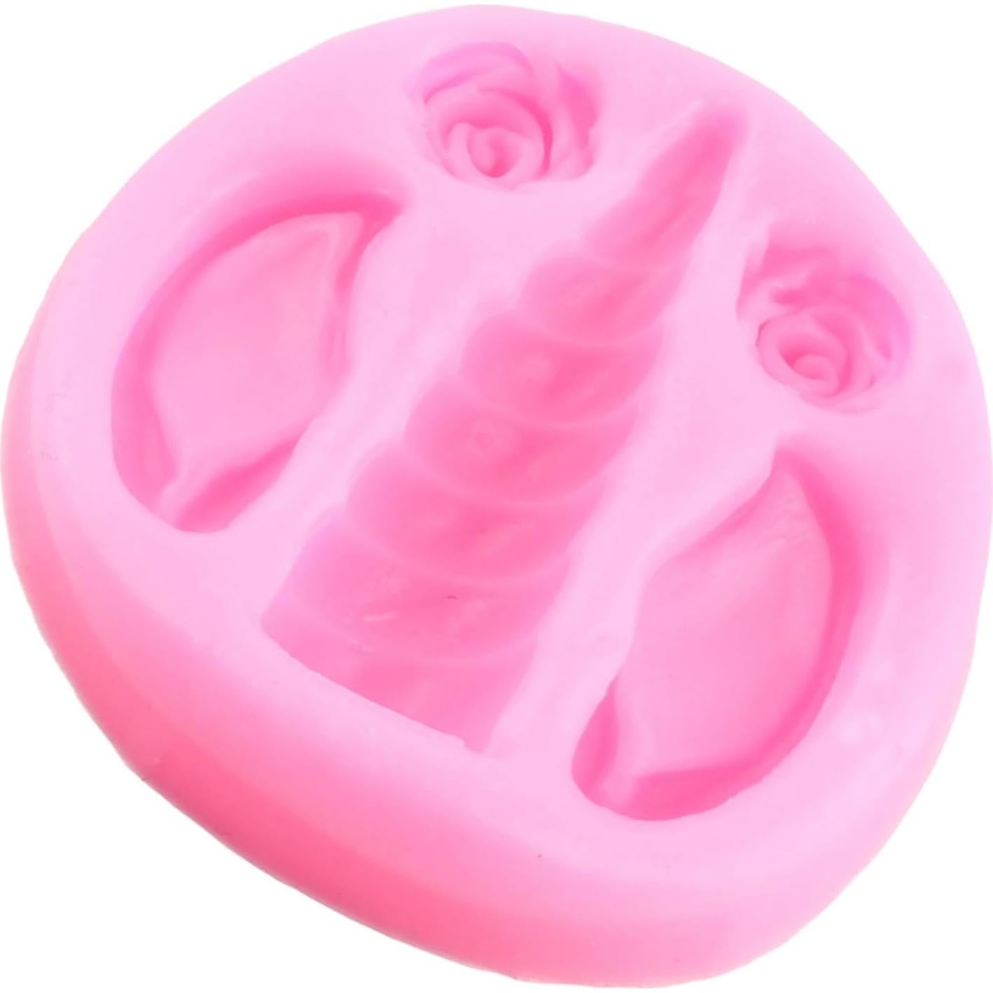 Molde de Silicona Unicornio YIHUOMOLDS 5x5 cm para Pasteles