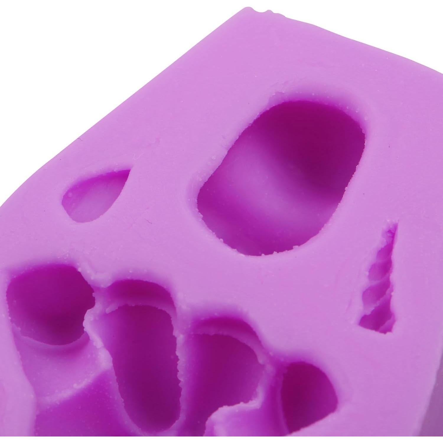 Molde de Silicona Unicornio ACVCATTO 8.2x6cm para Fondant y Chocolate