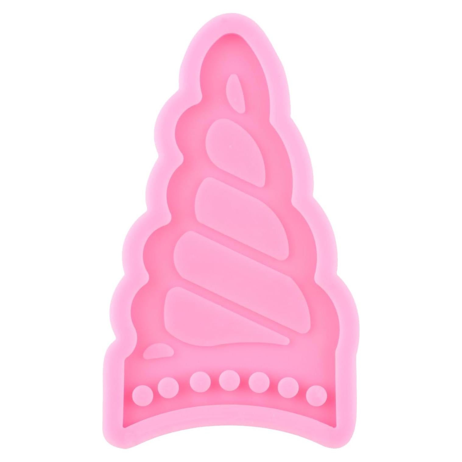 Unicorn Silicone Resin Molds Unicorn Horn Keychain Mold Epoxy Resin Casting Mold for DIY Backpack Pendant Jewelry Making Necklace Decoration Craft