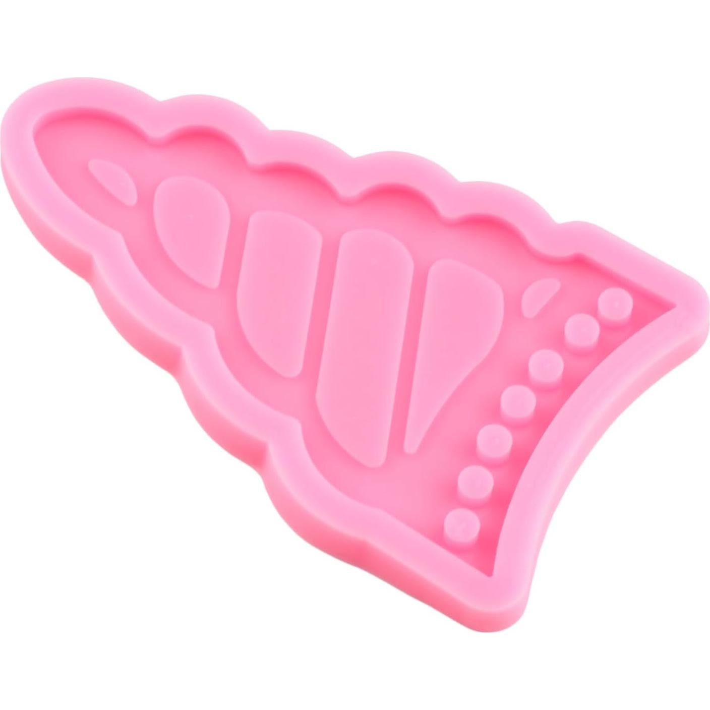 Unicorn Silicone Resin Molds Unicorn Horn Keychain Mold Epoxy Resin Casting Mold for DIY Backpack Pendant Jewelry Making Necklace Decoration Craft