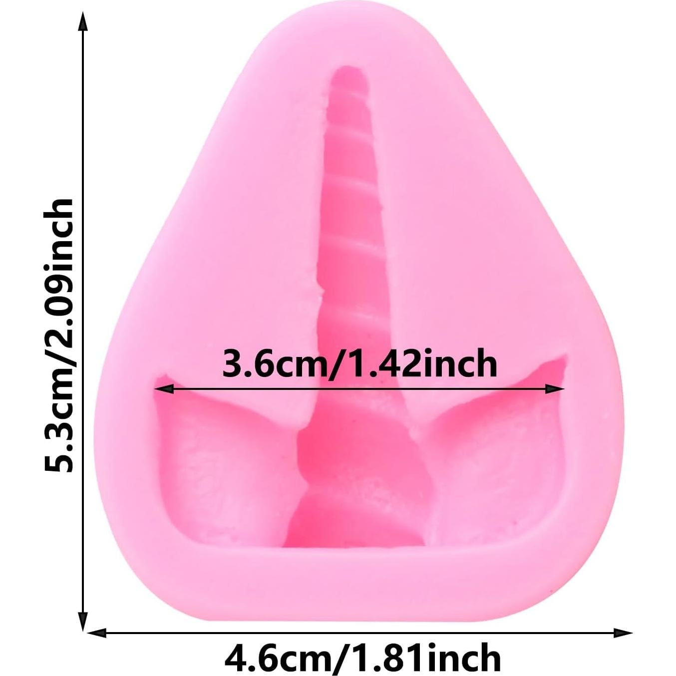 Molde de Silicona Unicornio XMOLDNMS 8.06x7.29cm Decoración Pasteles