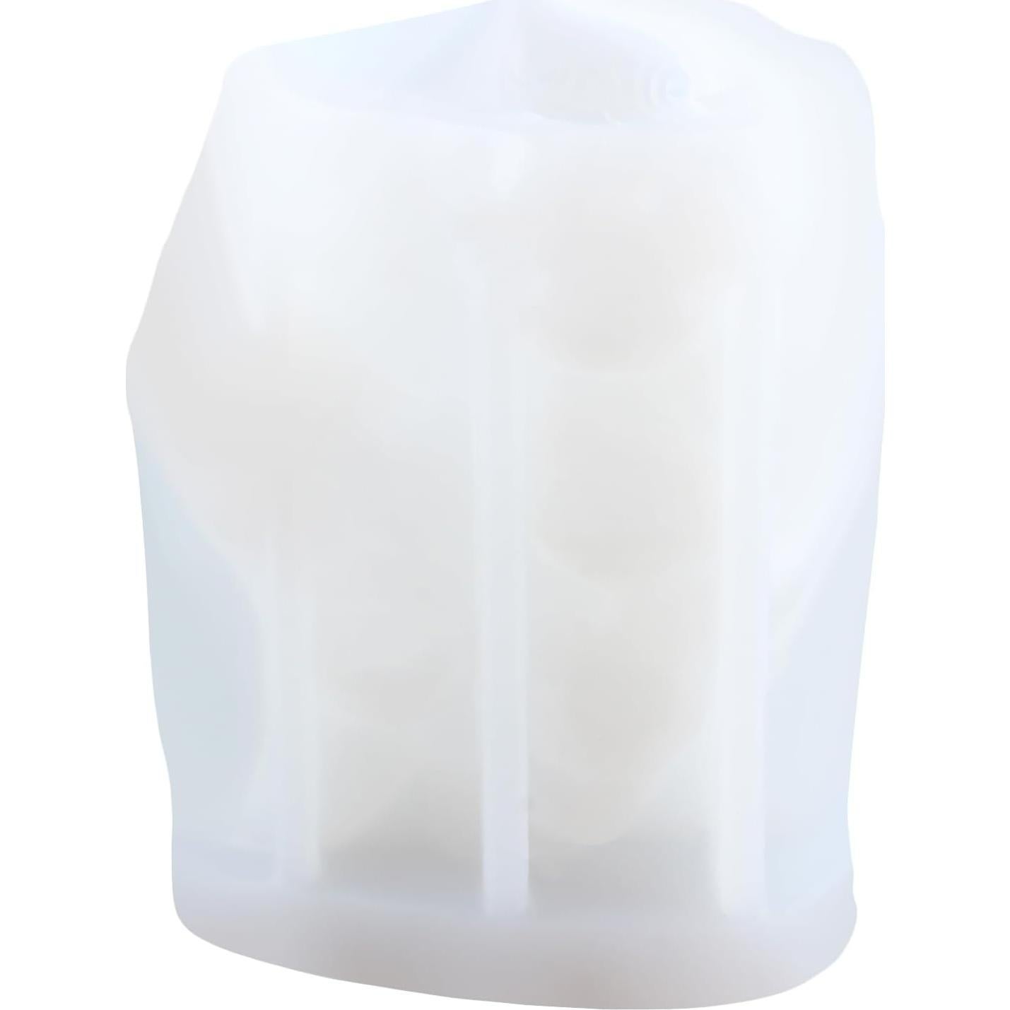 Molde de Vela de Unicornio GLITZXFH Silicona 12.4x9.6x7 cm