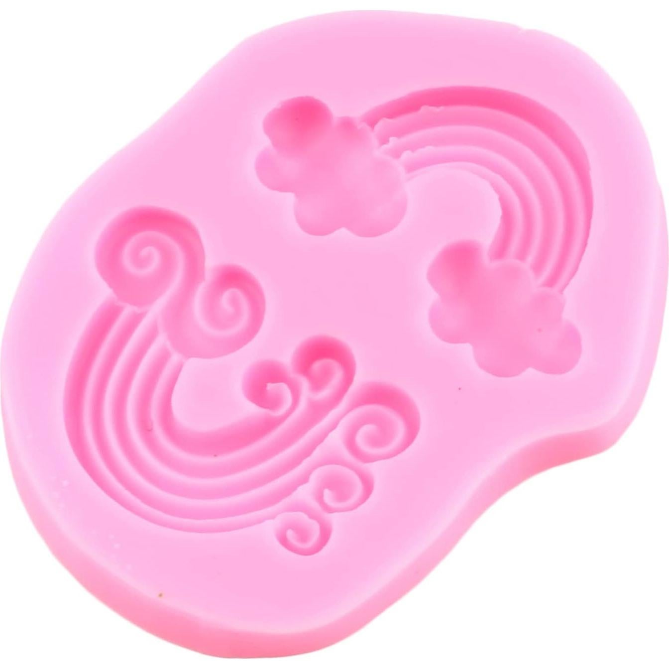 Moldes de Silicona Unicornio MIYAHOUSE - 6 Piezas Decoración Pasteles