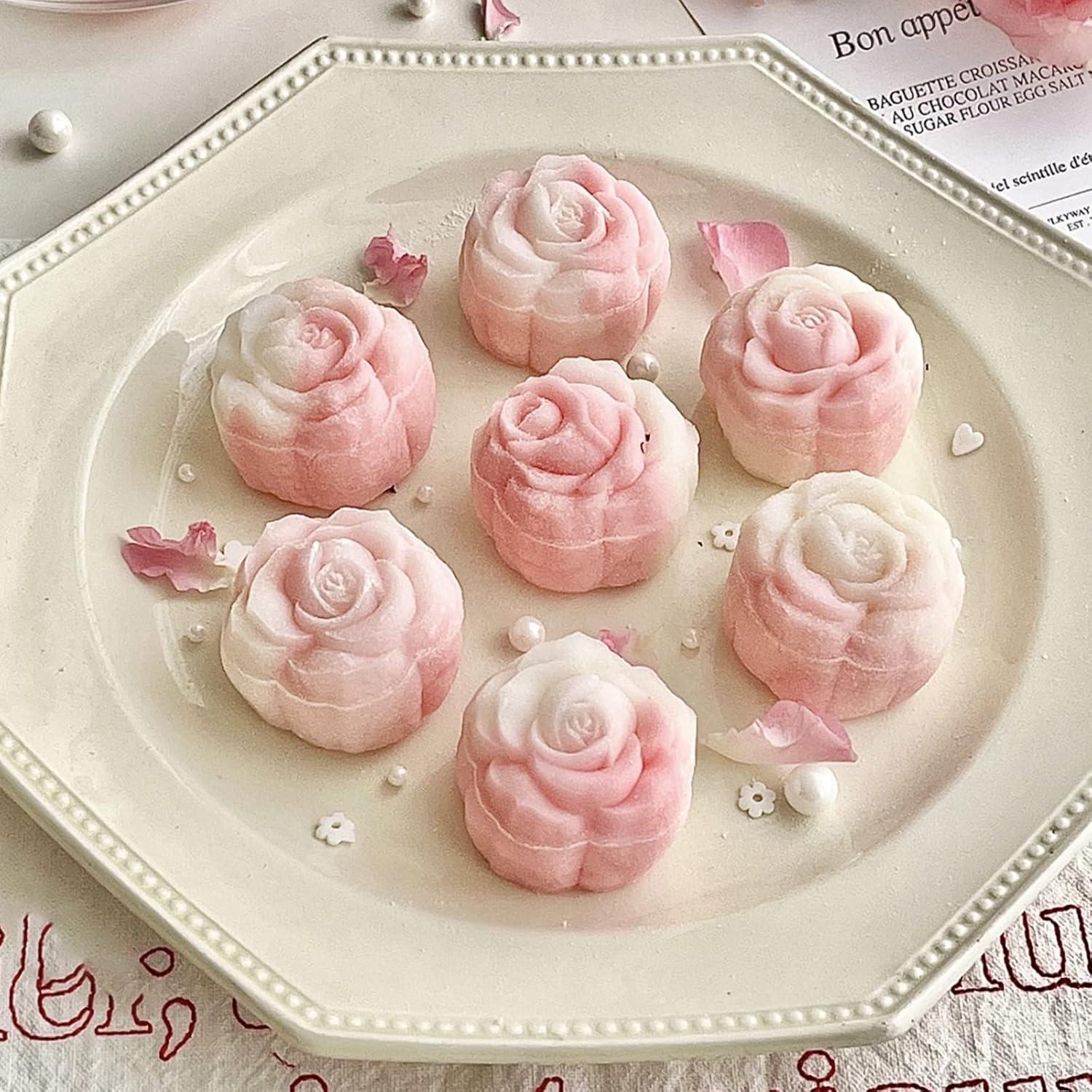 Moldes de Silicona Rosa LoveBB - 5 Paquetes Antiadherentes