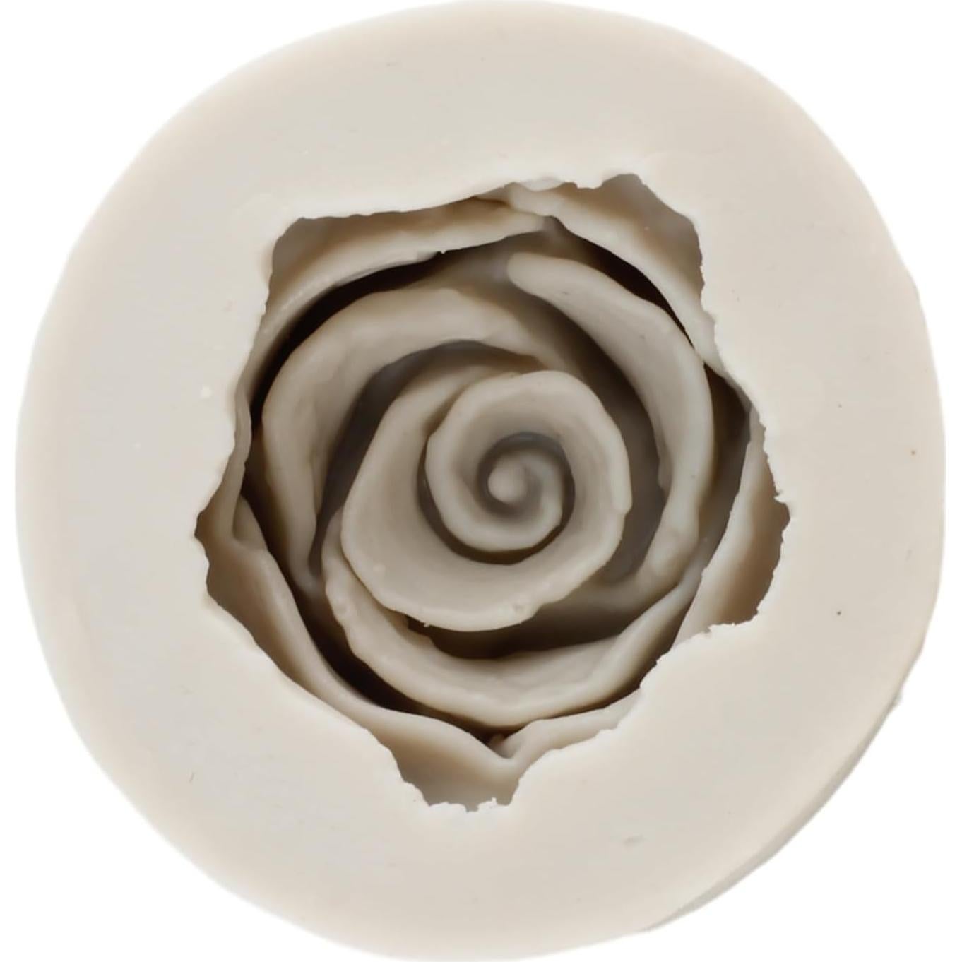 Flower Bloom Rose Shape Silicone Fondant Molds For Wedding Cake Decorating Cupcake Topper Chocolate Candy Gum Paste Soap Candle Polymer Clay