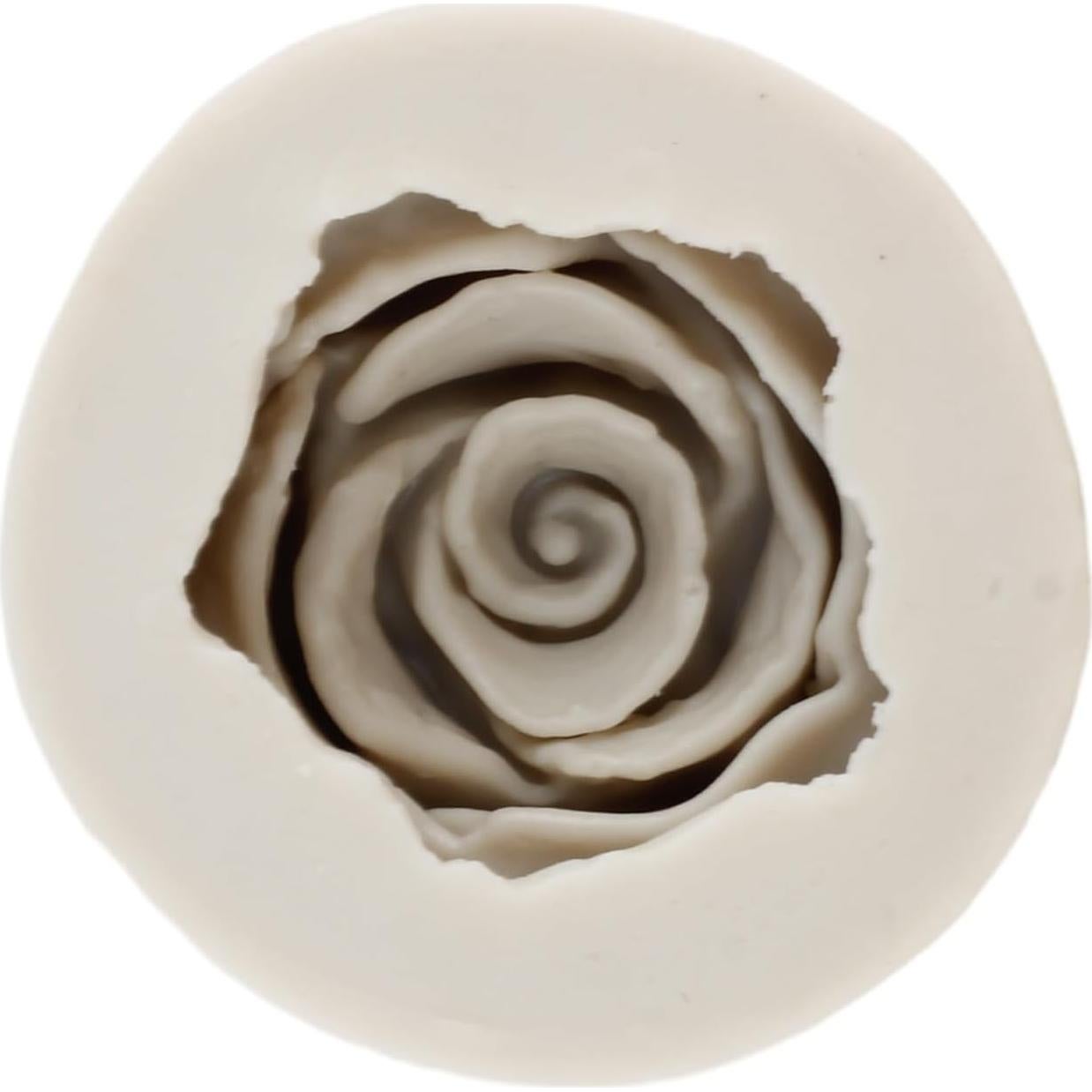 Flower Bloom Rose Shape Silicone Fondant Molds For Wedding Cake Decorating Cupcake Topper Chocolate Candy Gum Paste Soap Candle Polymer Clay