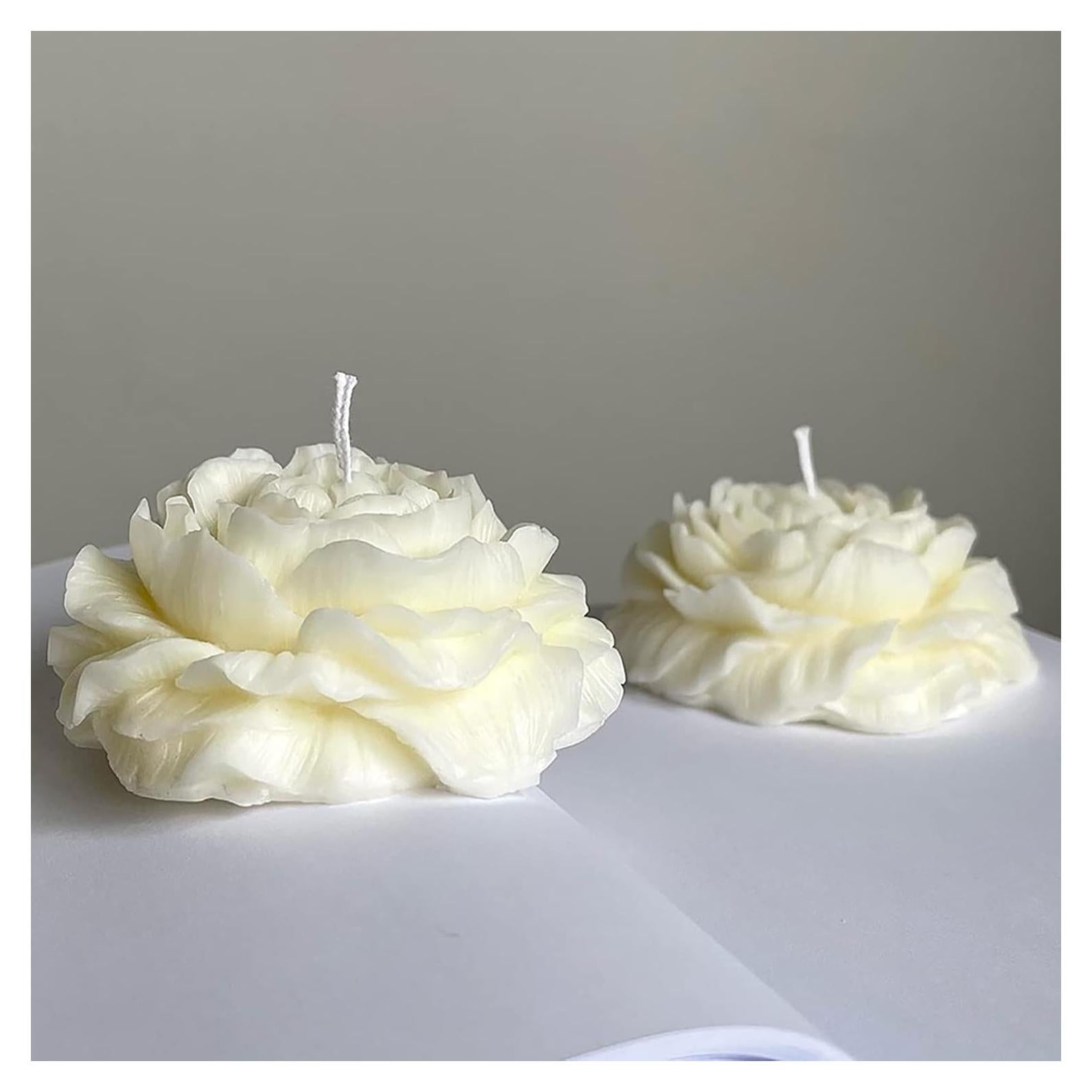 Molde de Vela de Silicona Rosa Tulipán 2 Piezas EVERELAM