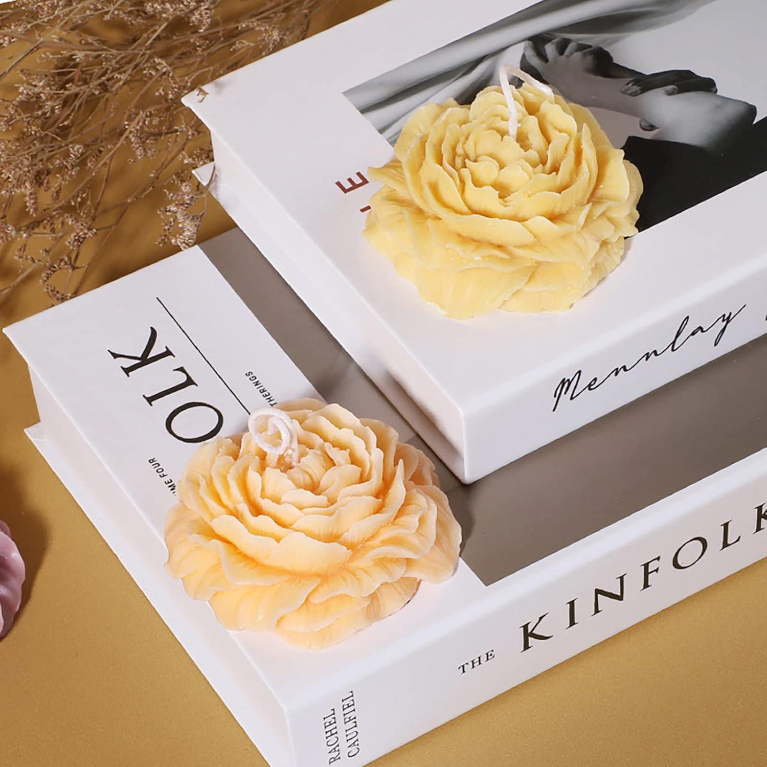 Molde de Vela de Silicona Rosa Tulipán 2 Piezas EVERELAM