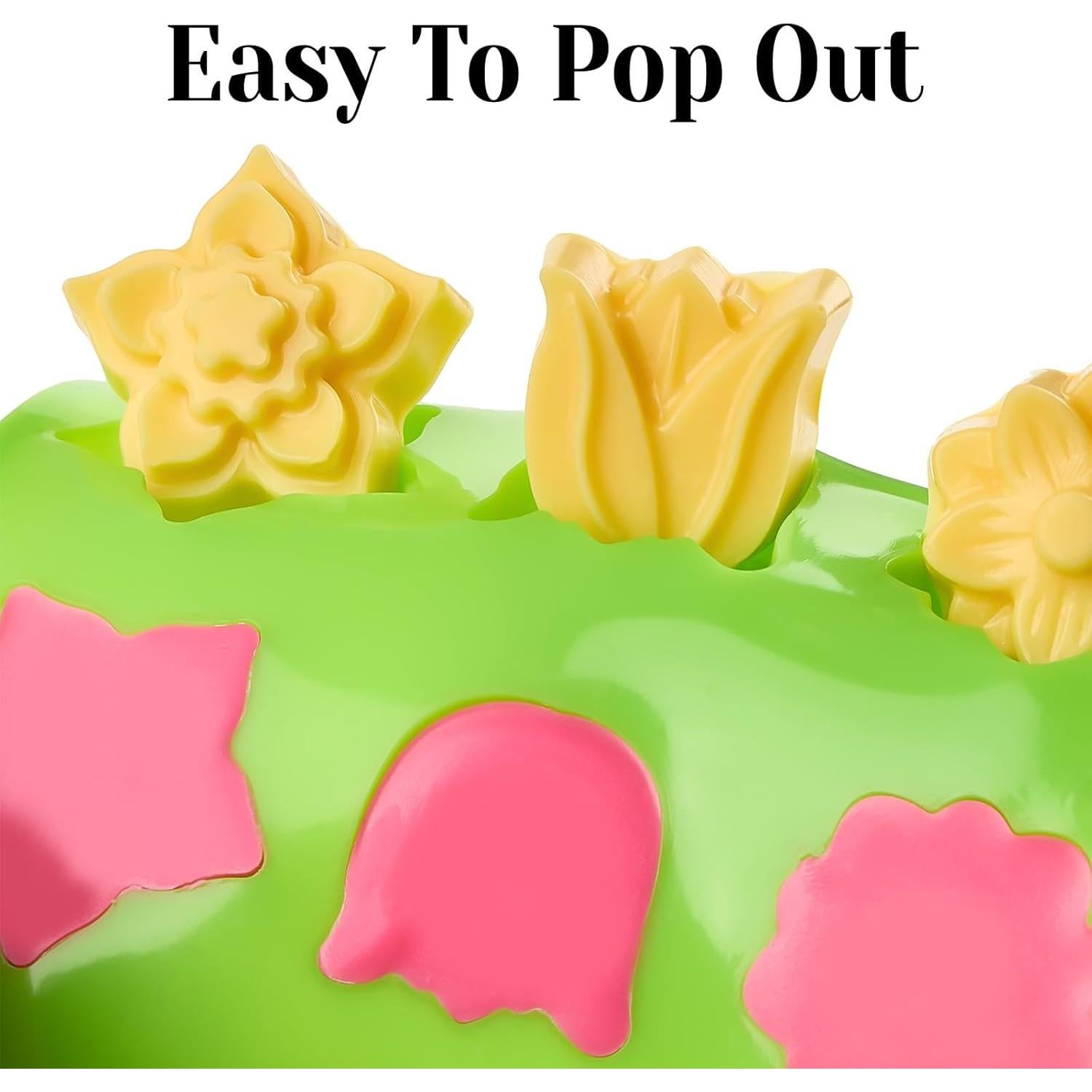 Juego de 6 Moldes de Silicona CLUEWR para Chocolate y Caramelo