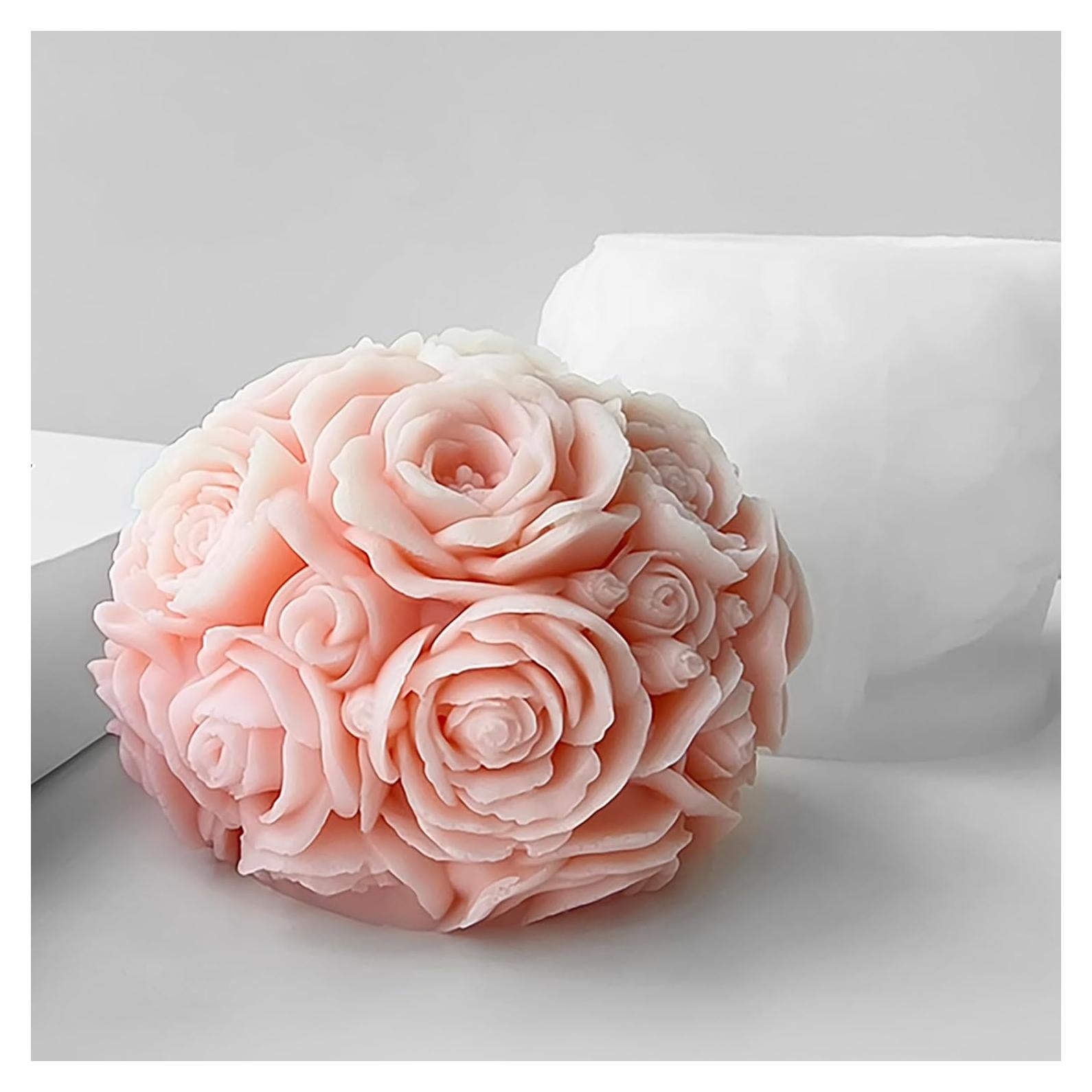 Molde de Vela Redonda de Silicona ESEENS 5.08 cm - Decoración