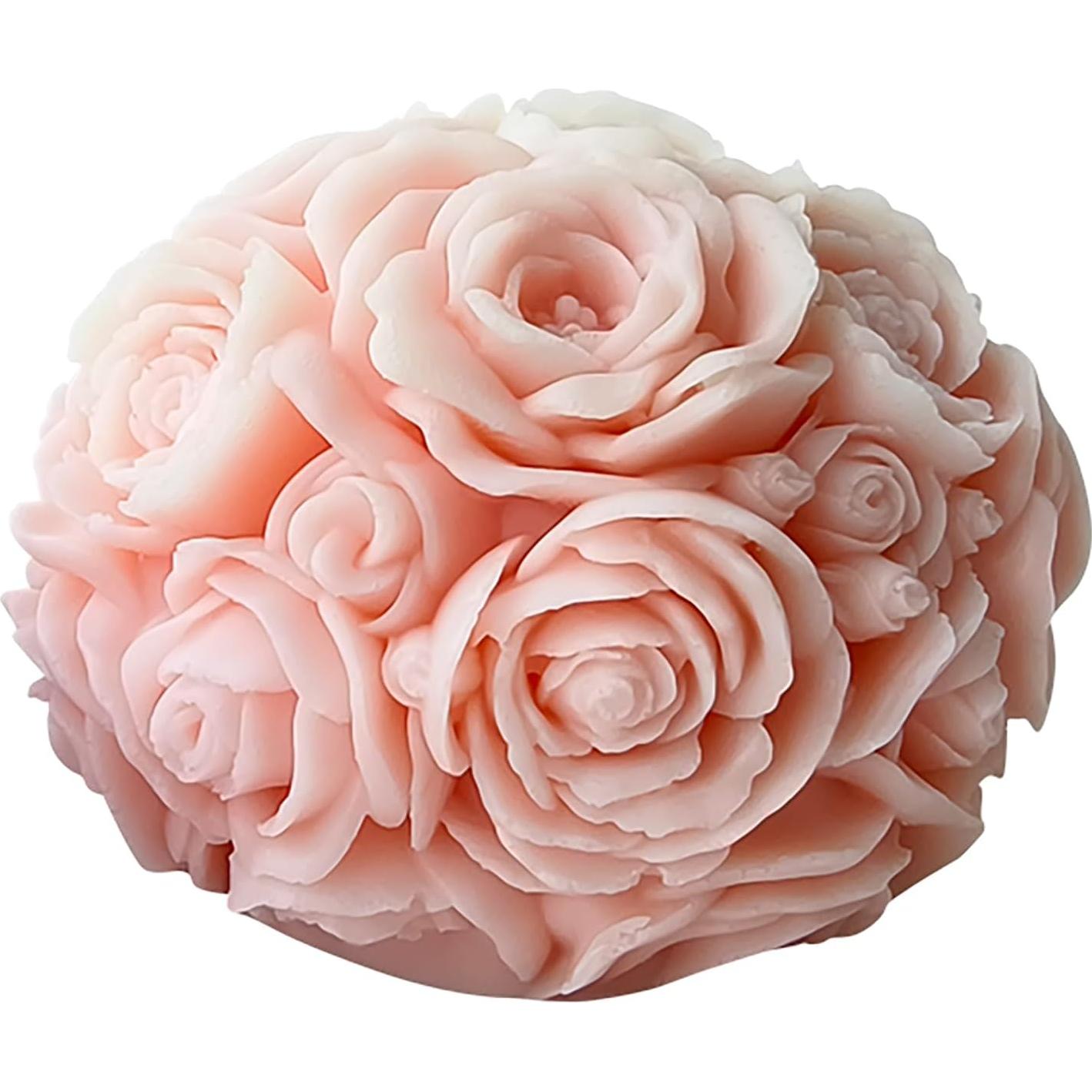 Molde de Vela Redonda de Silicona ESEENS 5.08 cm - Decoración