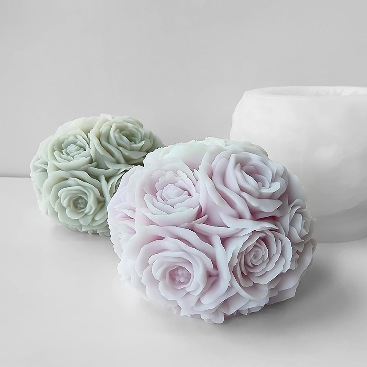 Molde de Vela Redonda de Silicona ESEENS 5.08 cm - Decoración