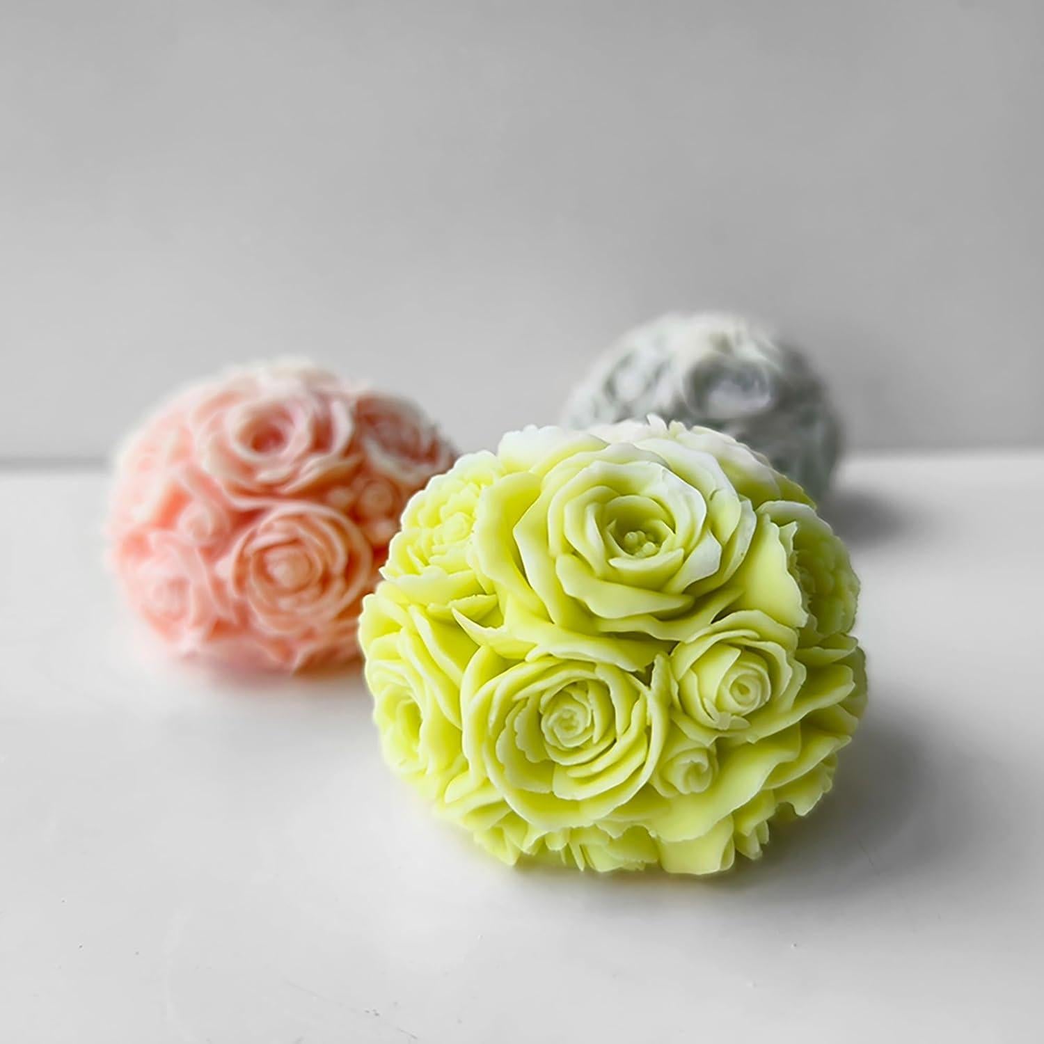 Molde de Vela Redonda de Silicona ESEENS 5.08 cm - Decoración