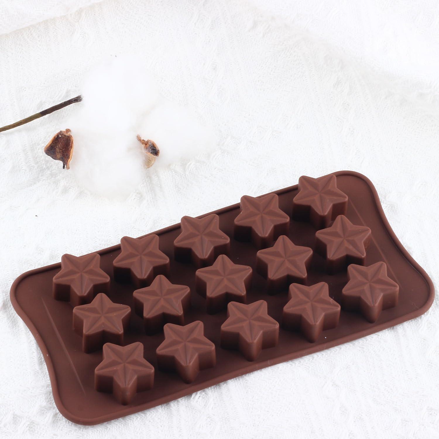 Moldes de Silicona para Chocolate Estrella YIMINGMOLD - 2 Piezas