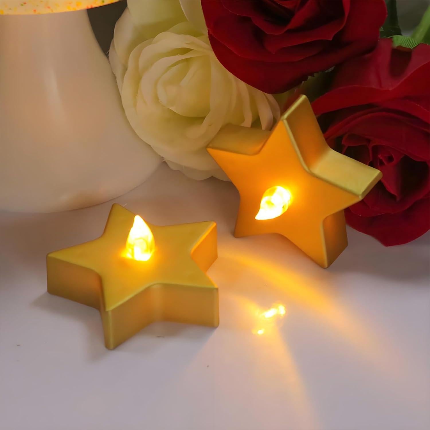 Molde de Silicona 3D Fchil Estrella 12 Cavidades 22x14 cm