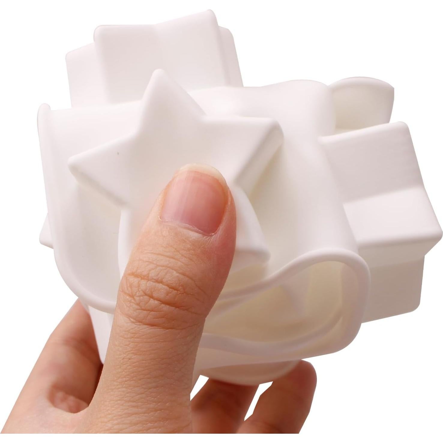 Molde de Silicona 3D Fchil Estrella 12 Cavidades 22x14 cm