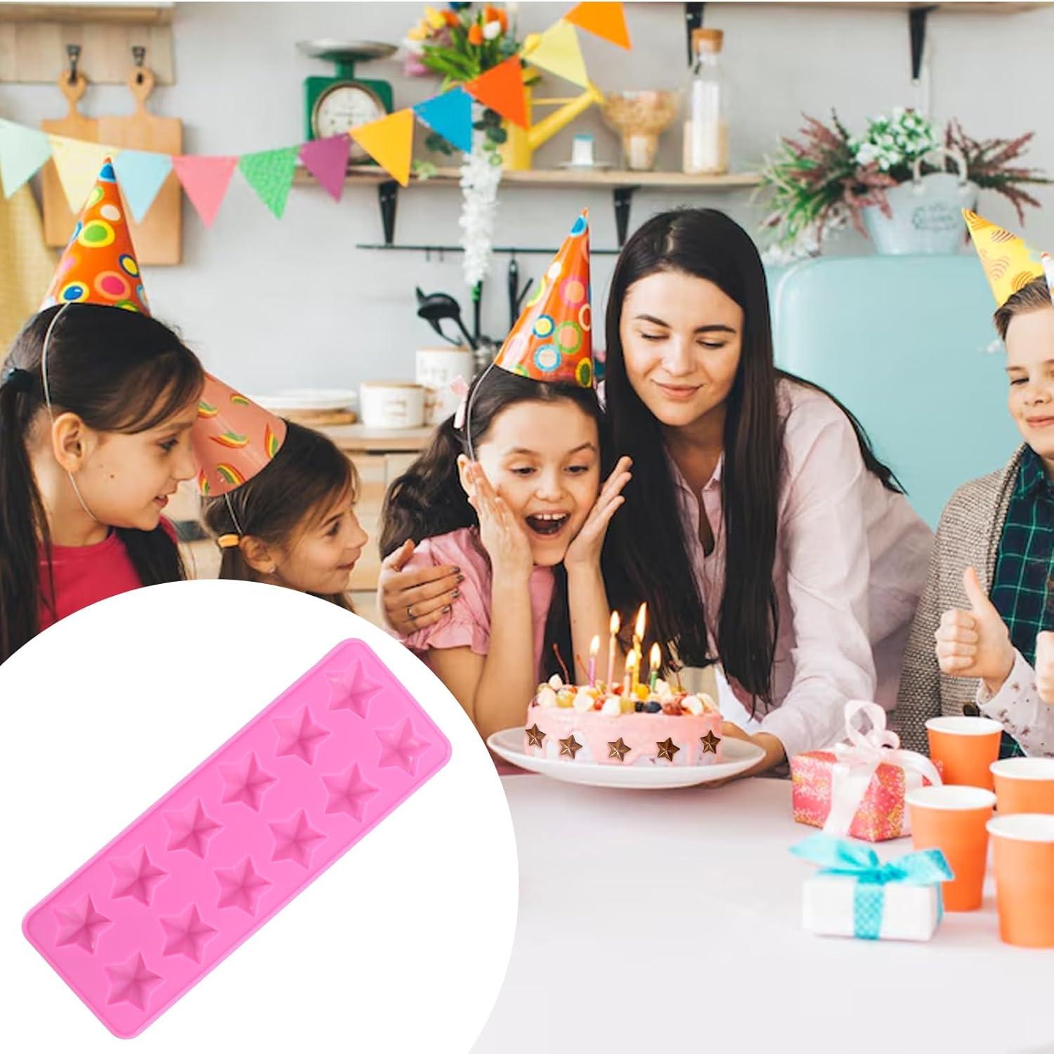 Molde de Chocolate en Silicona Rosa InnoHHustle 12 Cavidades