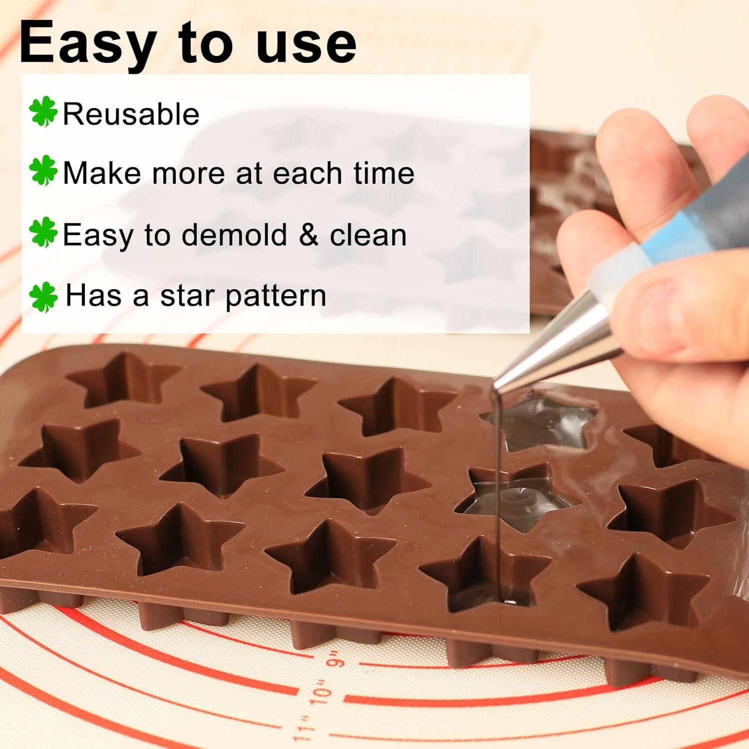 Moldes de Silicona Estrella ZTHapwa 15 Cavidades 3D