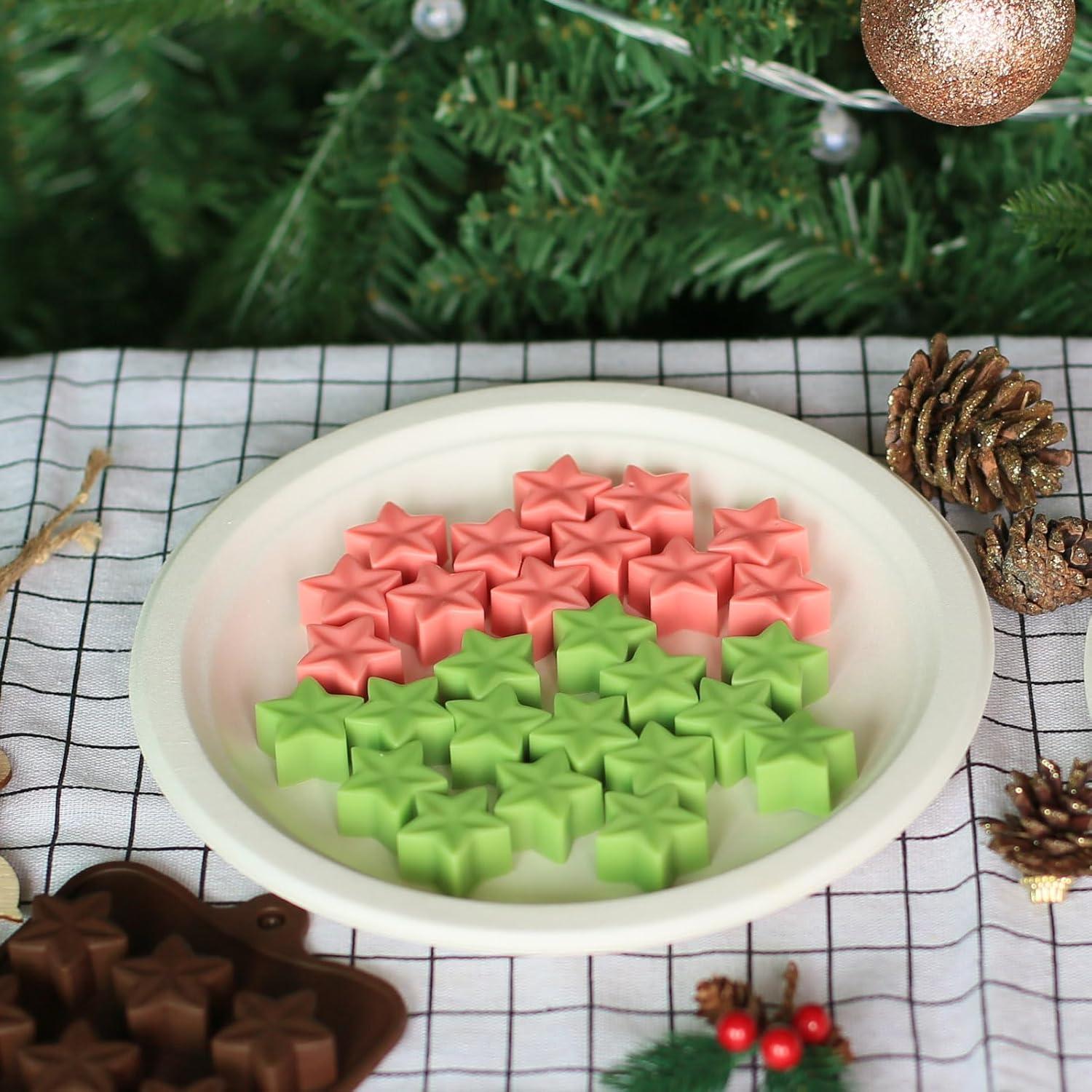 Moldes de Silicona Estrella ZTHapwa 15 Cavidades 3D