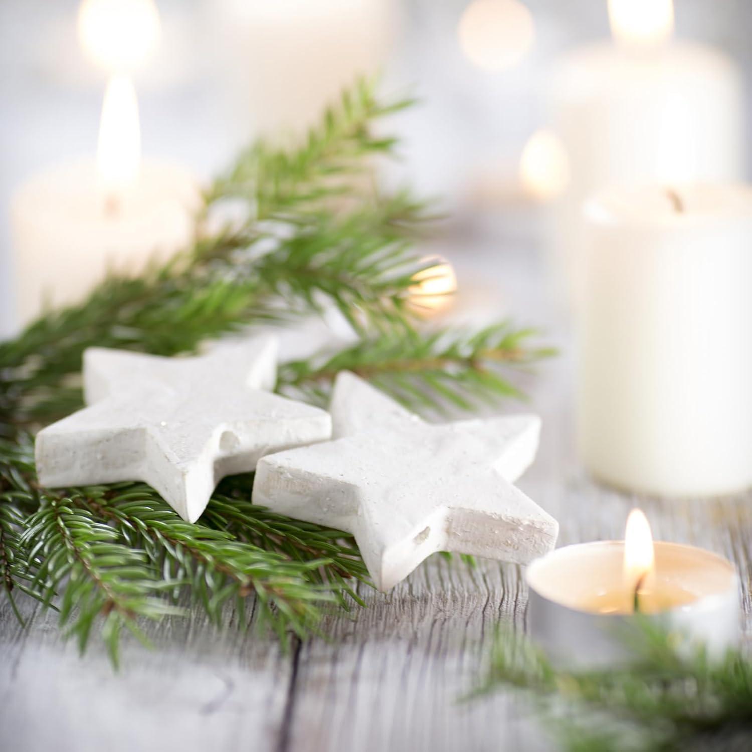 Molde de Resina Estrella 11.9cm PATIKIL Silicona Blanca