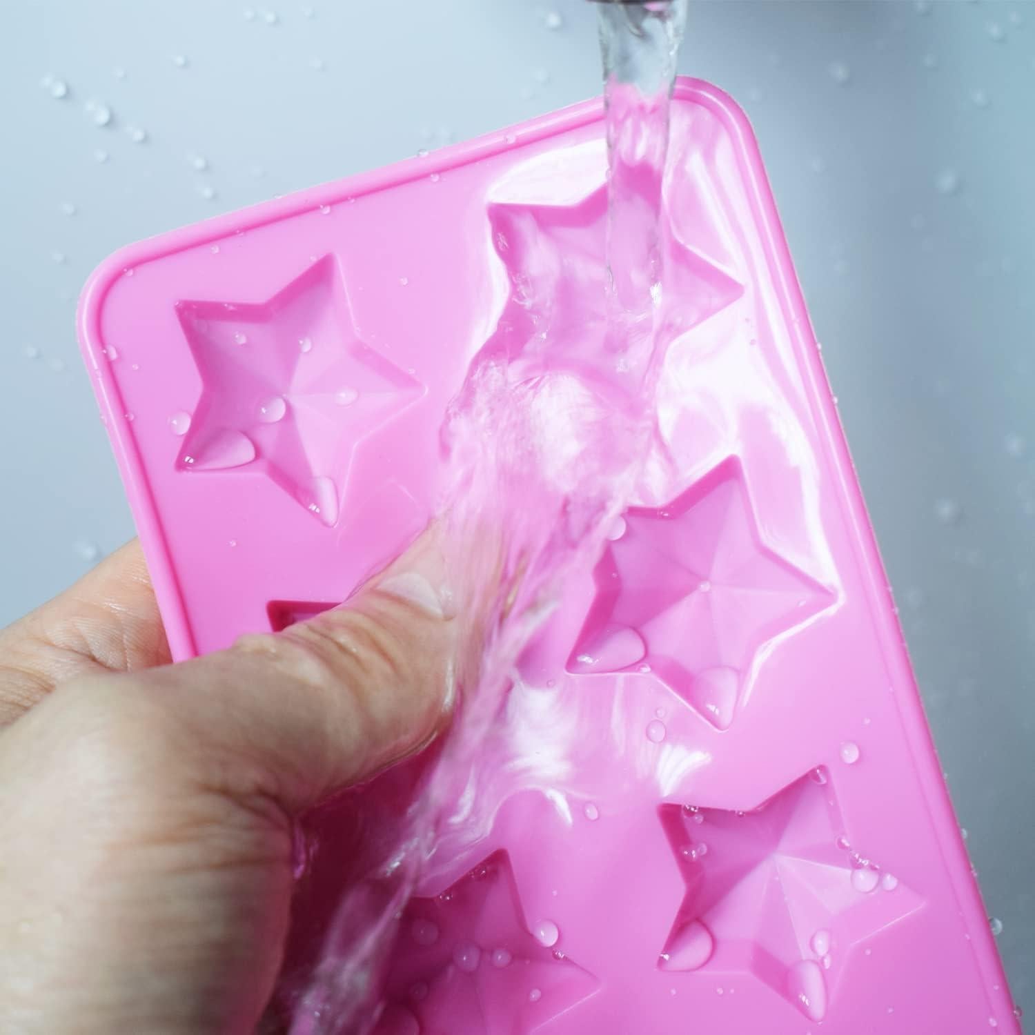 Molde de Silicona para Chocolate Estrella Rosa Murong 26x10cm