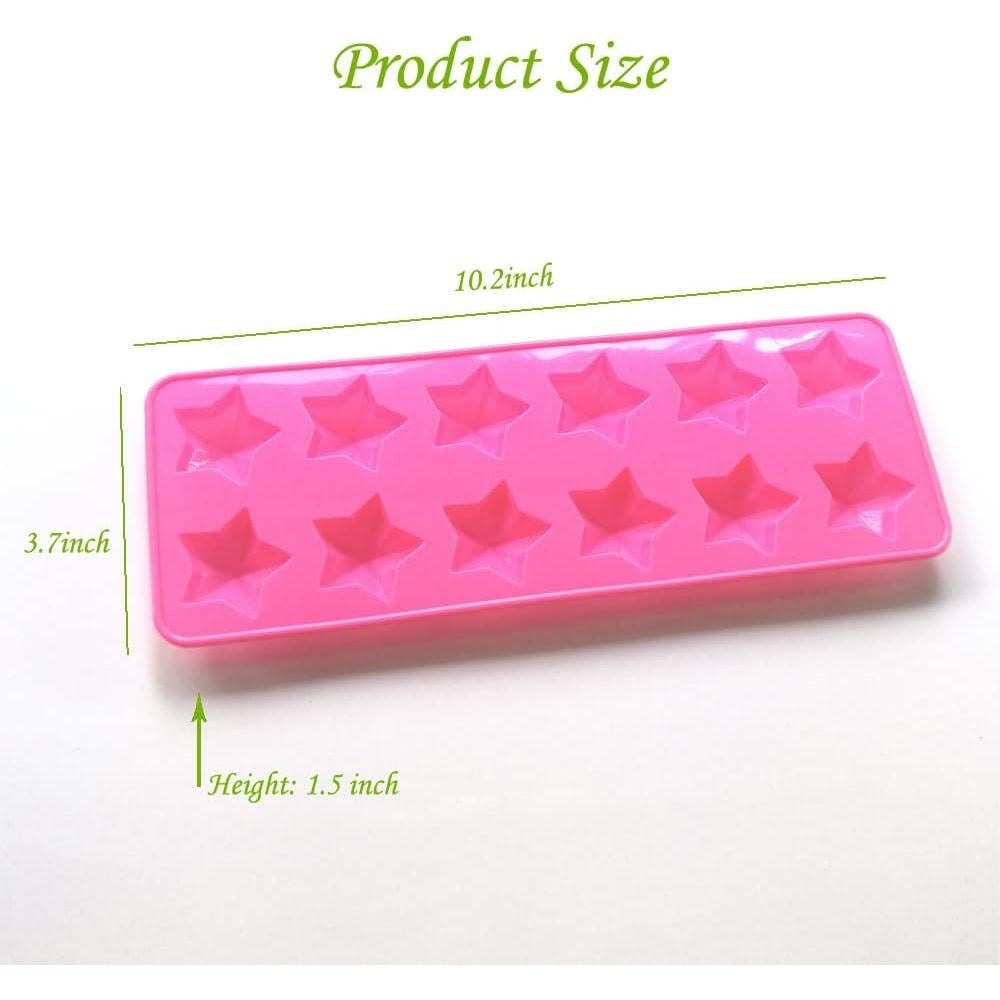 Molde de Silicona para Chocolate Estrella Rosa Murong 26x10cm