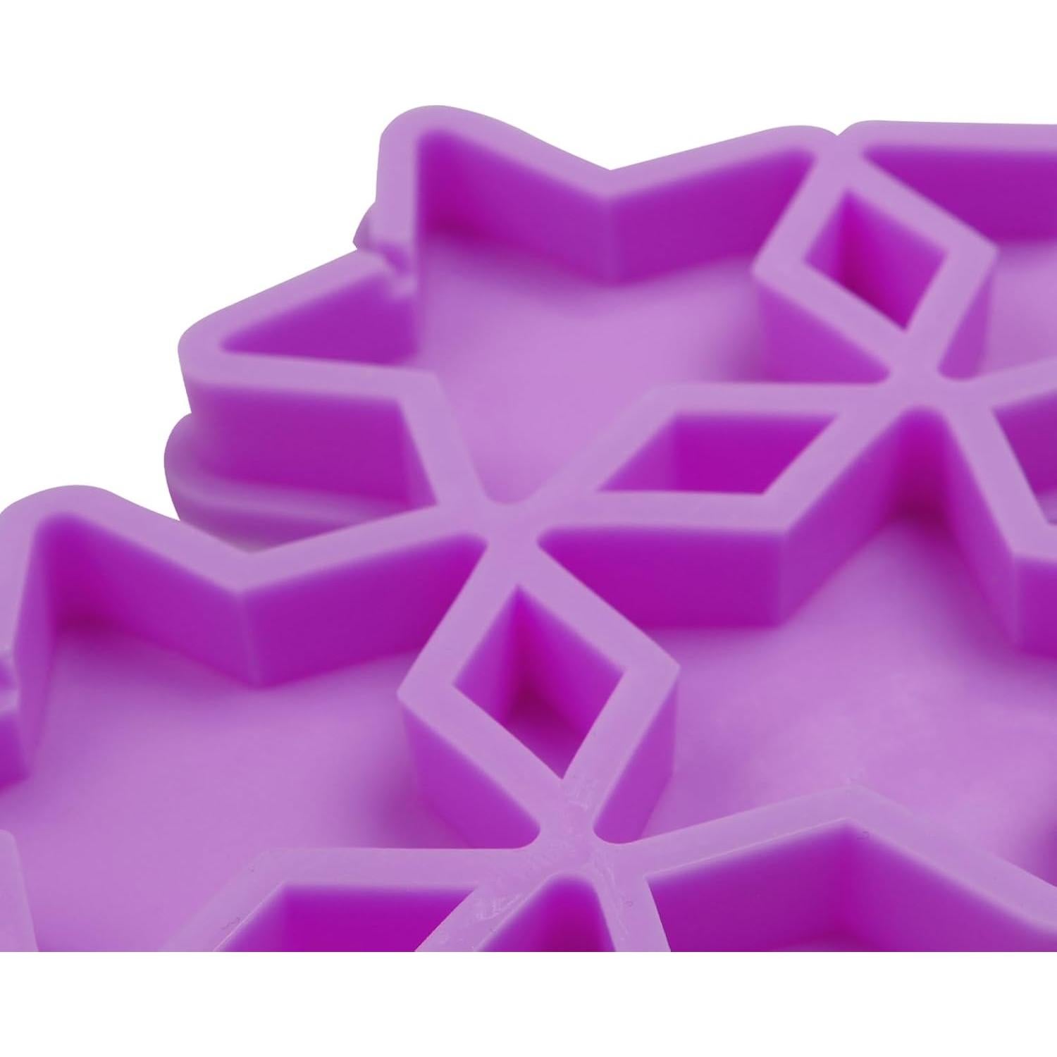 Molde de Silicona para Fondant Infovox 11 Cavidades Estrella