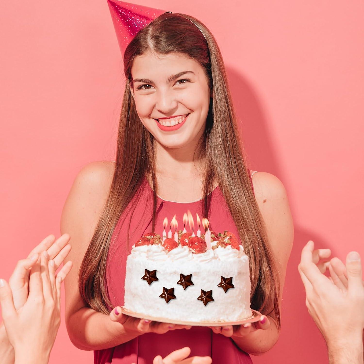 Molde de Silicona Estrella Rosa FdcZeyxior 12 Cavidades