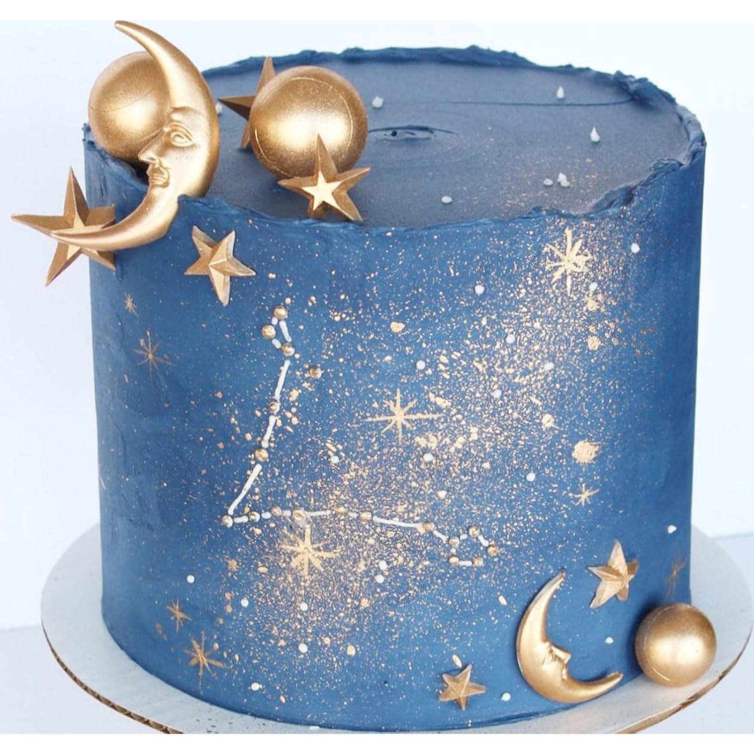 Moldes de Silicona Caregene Luna y Estrellas para Repostería