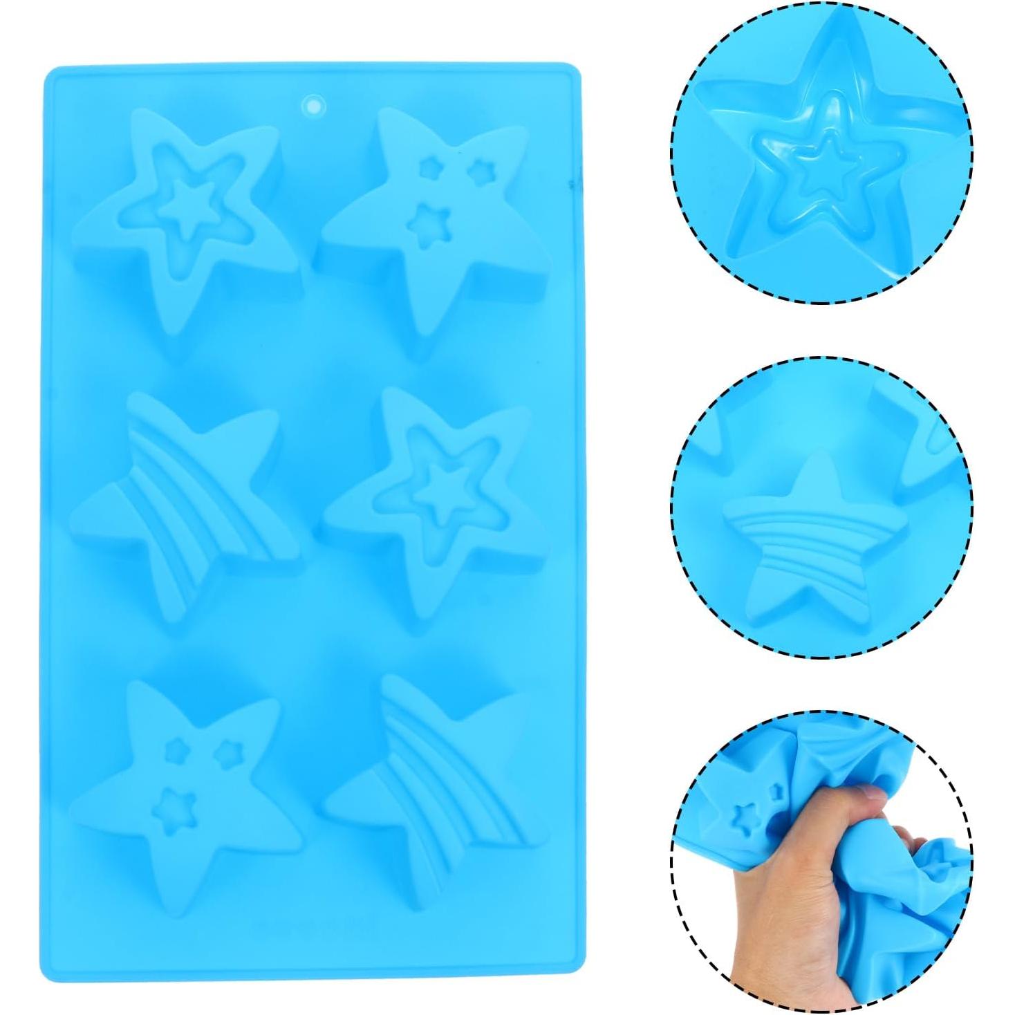 Molde de Silicona en Forma de Estrella TEHAUX 28x16.8cm