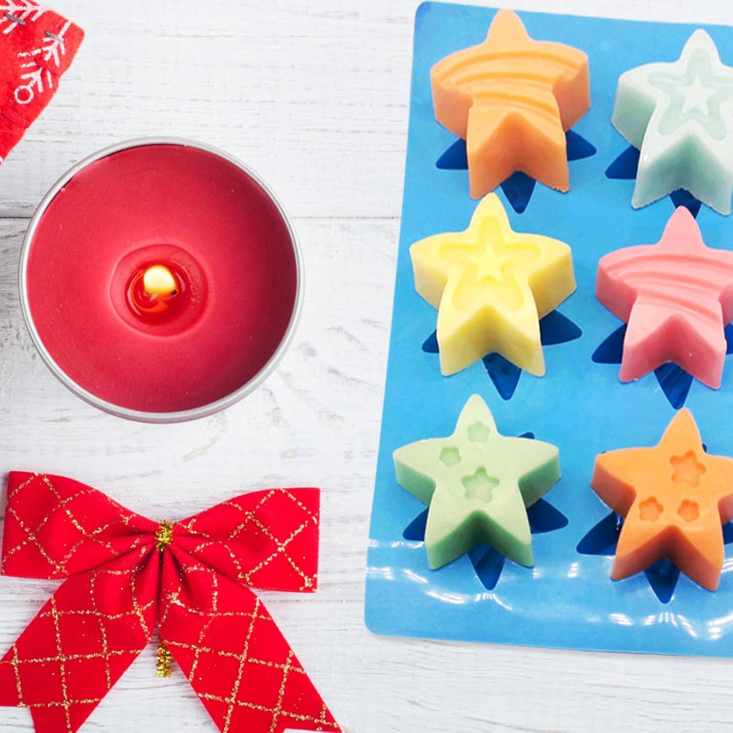 Molde de Silicona en Forma de Estrella TEHAUX 28x16.8cm