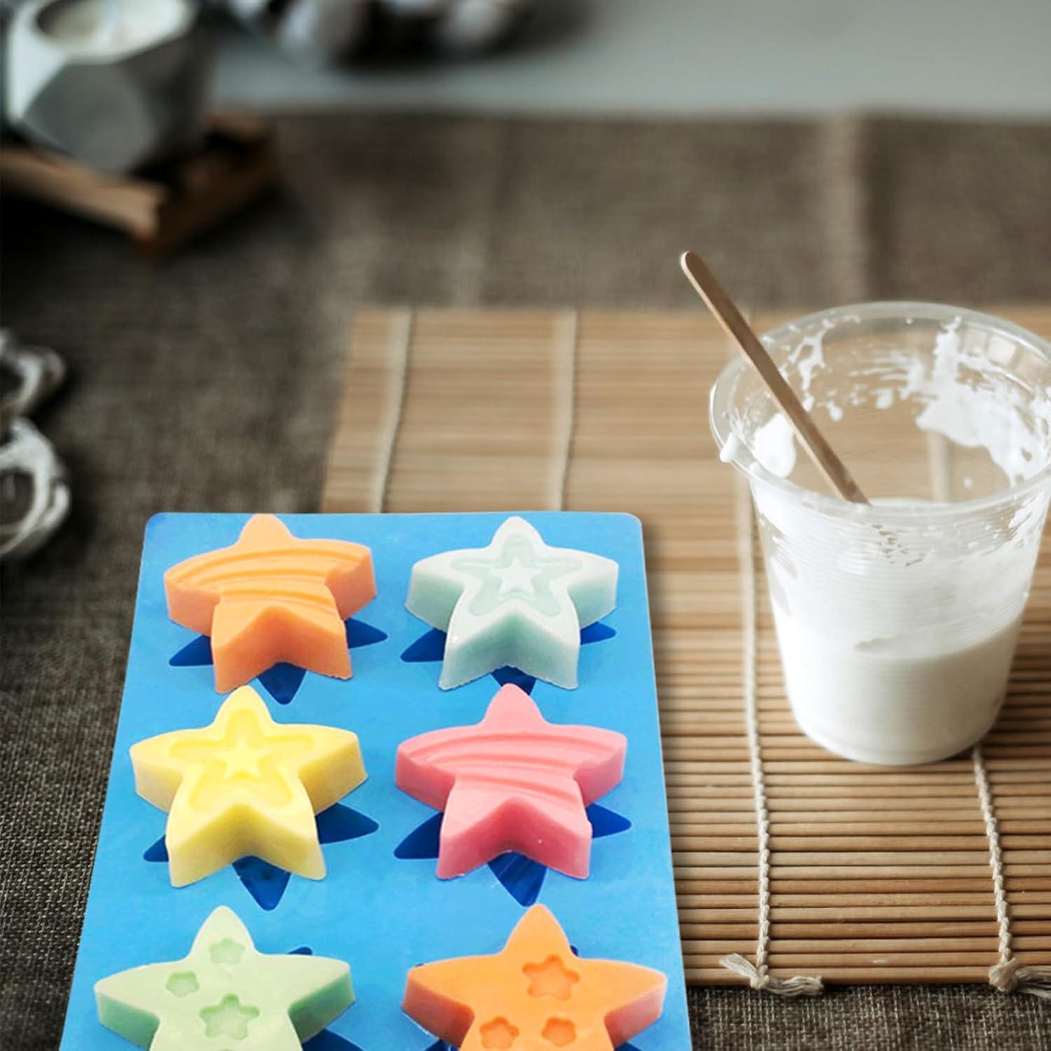 Molde de Silicona en Forma de Estrella TEHAUX 28x16.8cm