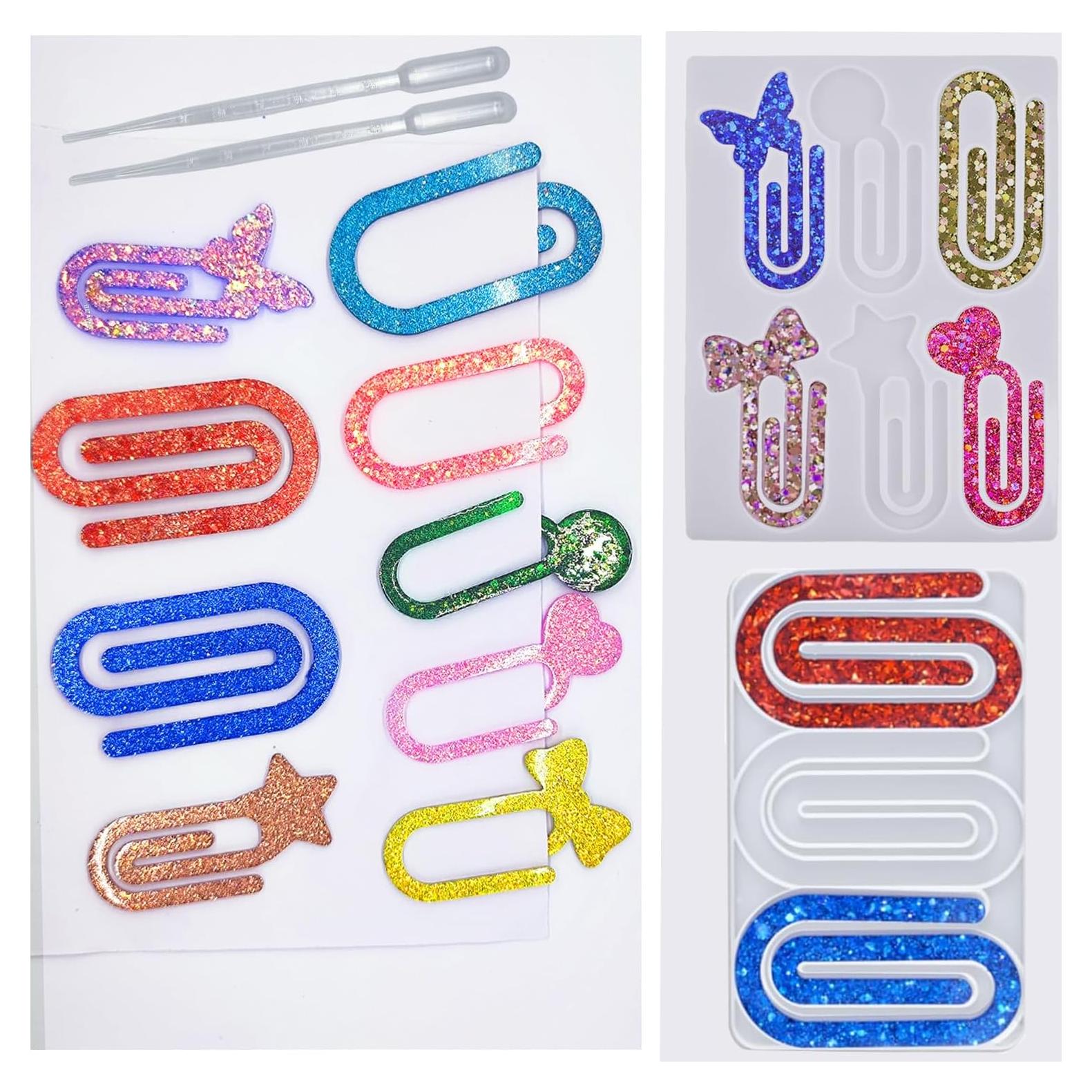 Molde de Silicona para Resina Rxuiael 9-en-1 Corazón y Estrella