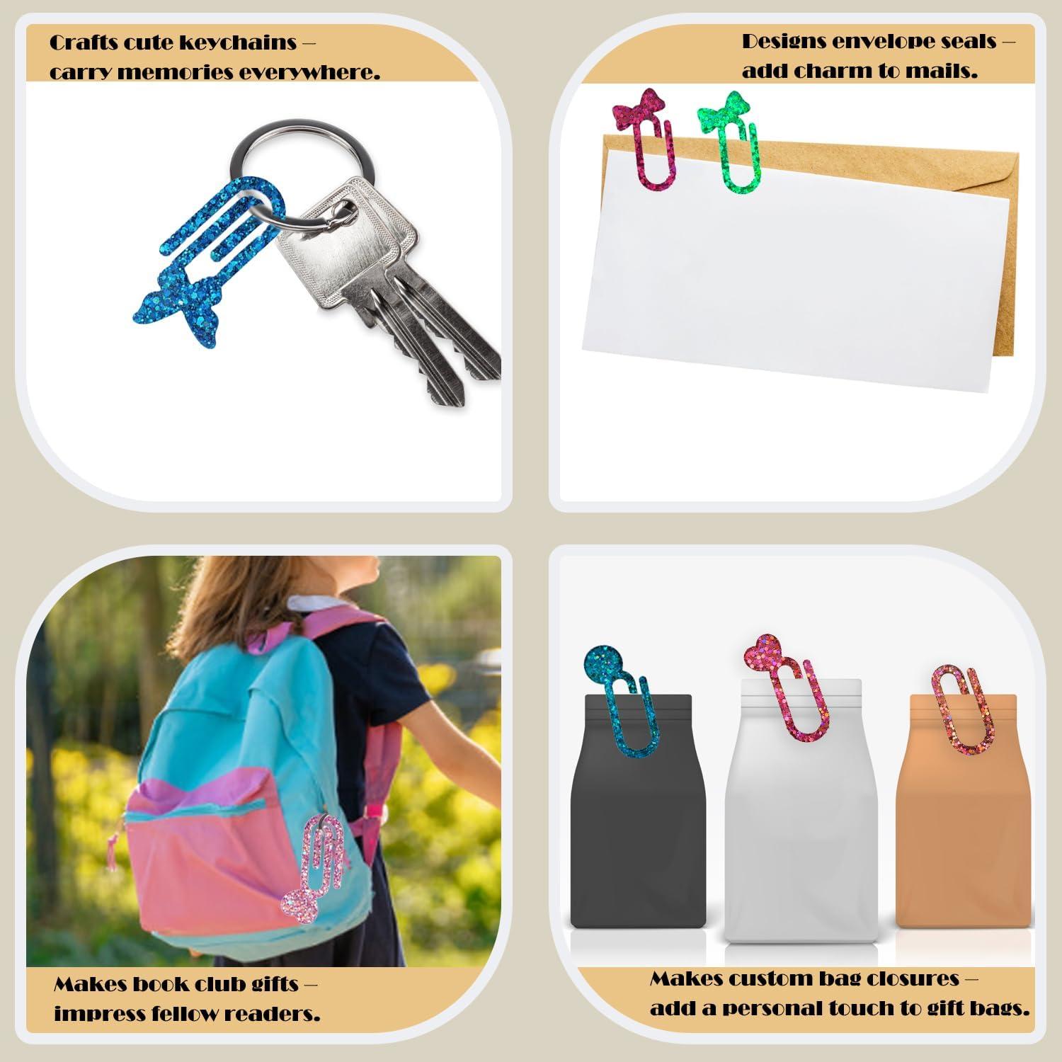 Molde de Silicona para Resina Rxuiael 9-en-1 Corazón y Estrella