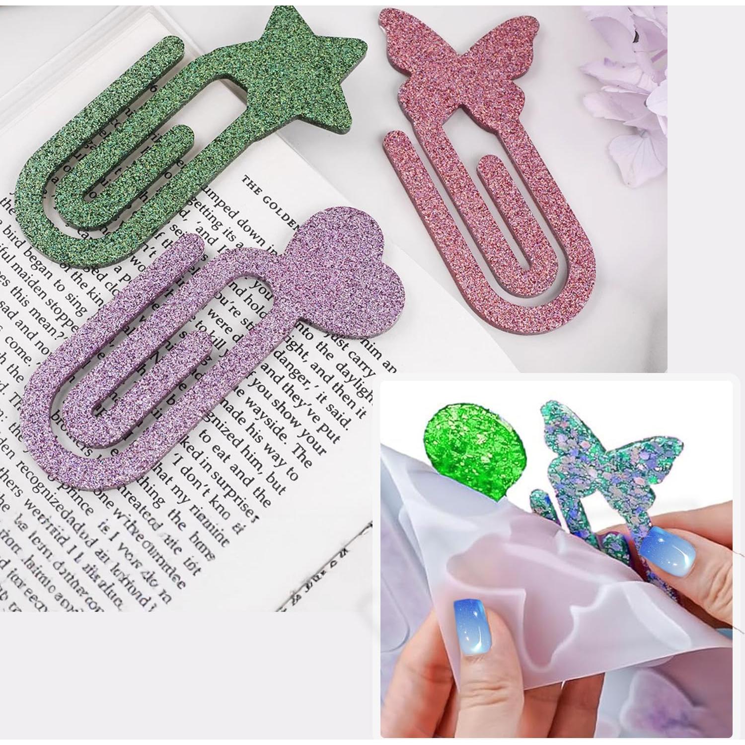 Molde de Silicona para Resina Rxuiael 9-en-1 Corazón y Estrella