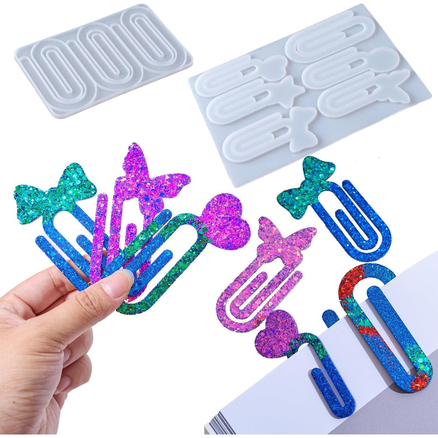 Molde de Silicona para Resina Rxuiael 9-en-1 Corazón y Estrella