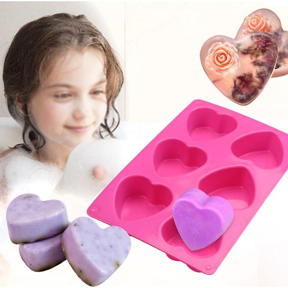 Molde de Silicona Corazón BAKER DEPOT Set de 2 para Pastel y Chocolate