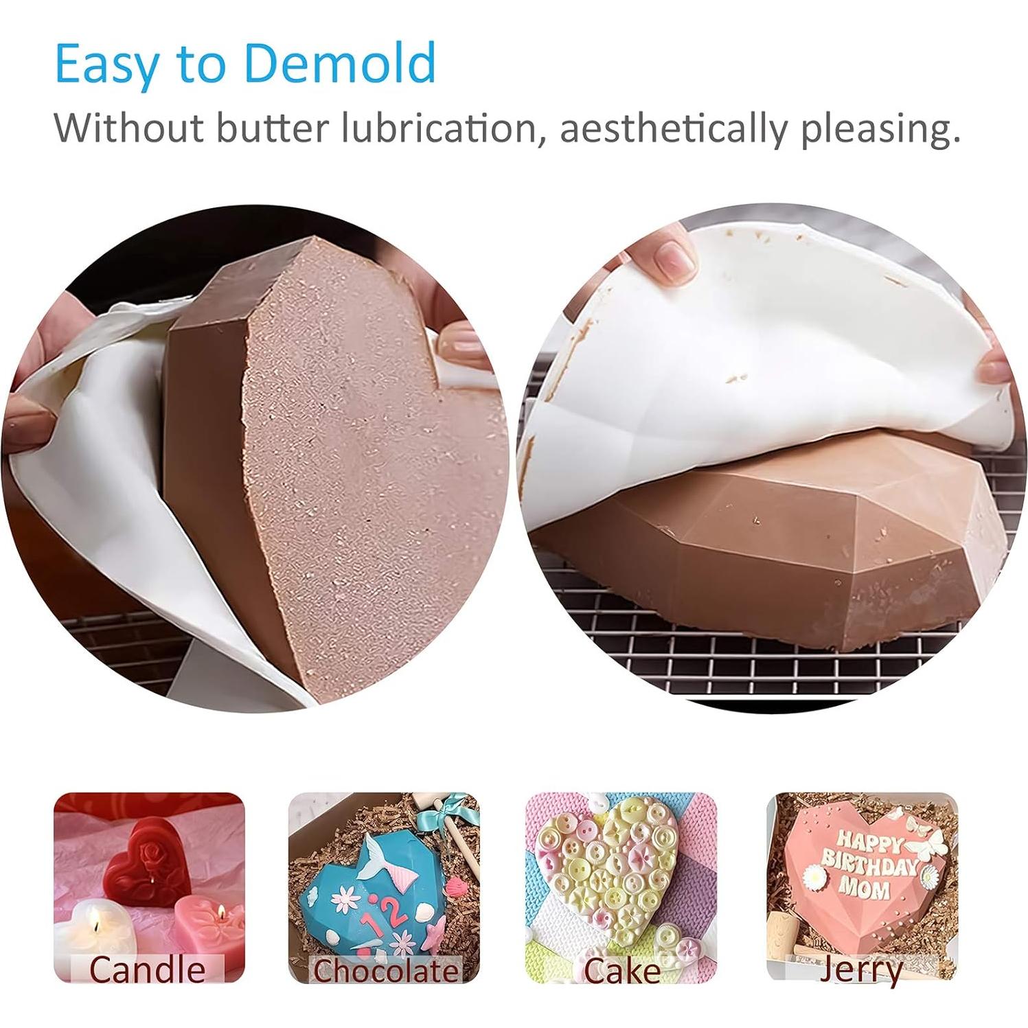 Juego de Moldes de Corazón Rompible DOSTK con Martillos y Letras