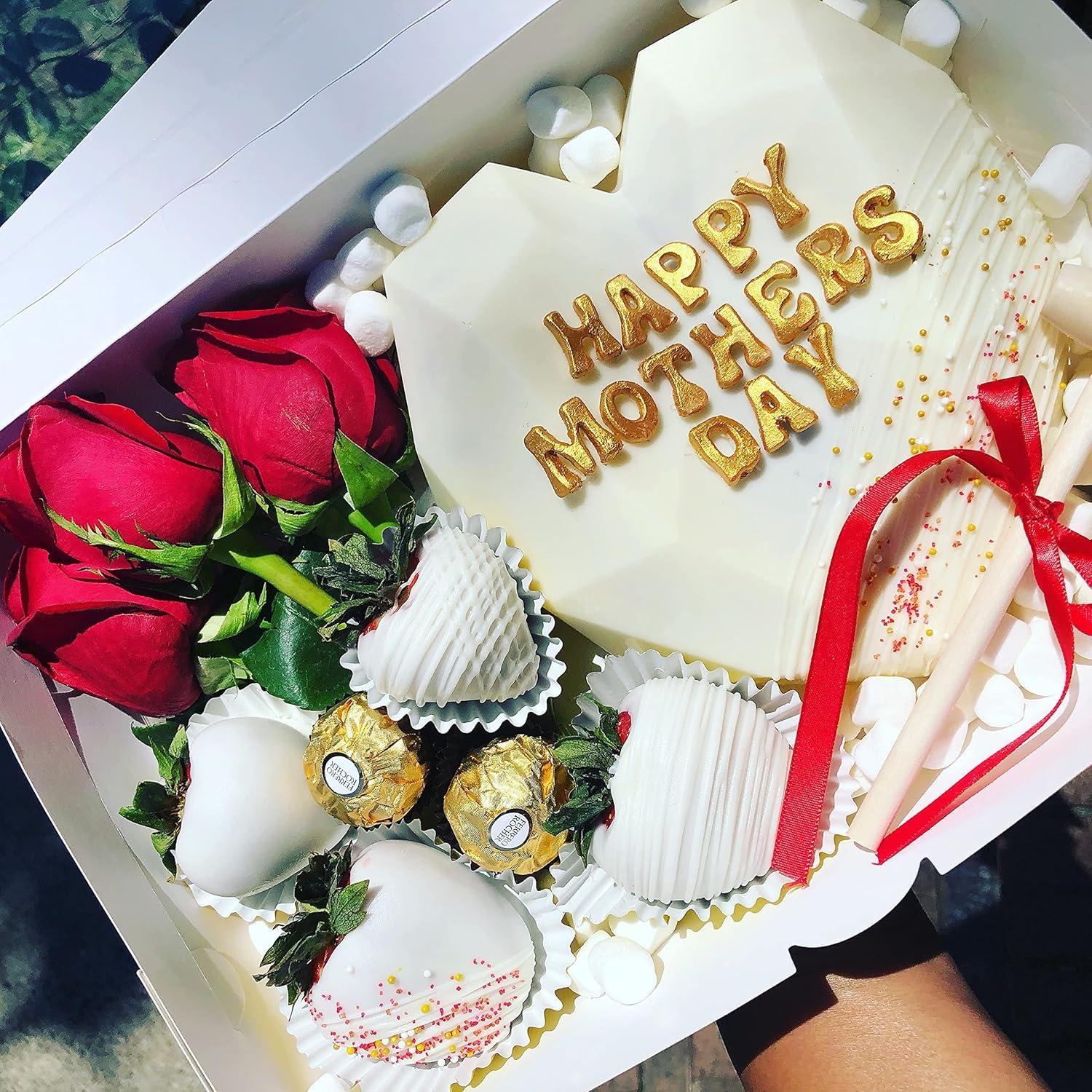 Juego de Moldes de Corazón Rompible DOSTK con Martillos y Letras