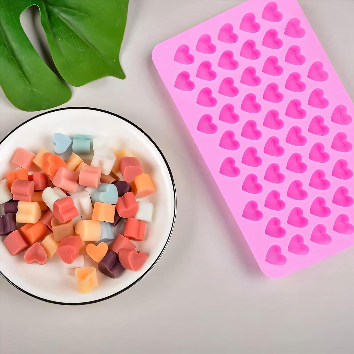 Moldes de Silicona en Forma de Corazón XIZIX - 2 Paquetes