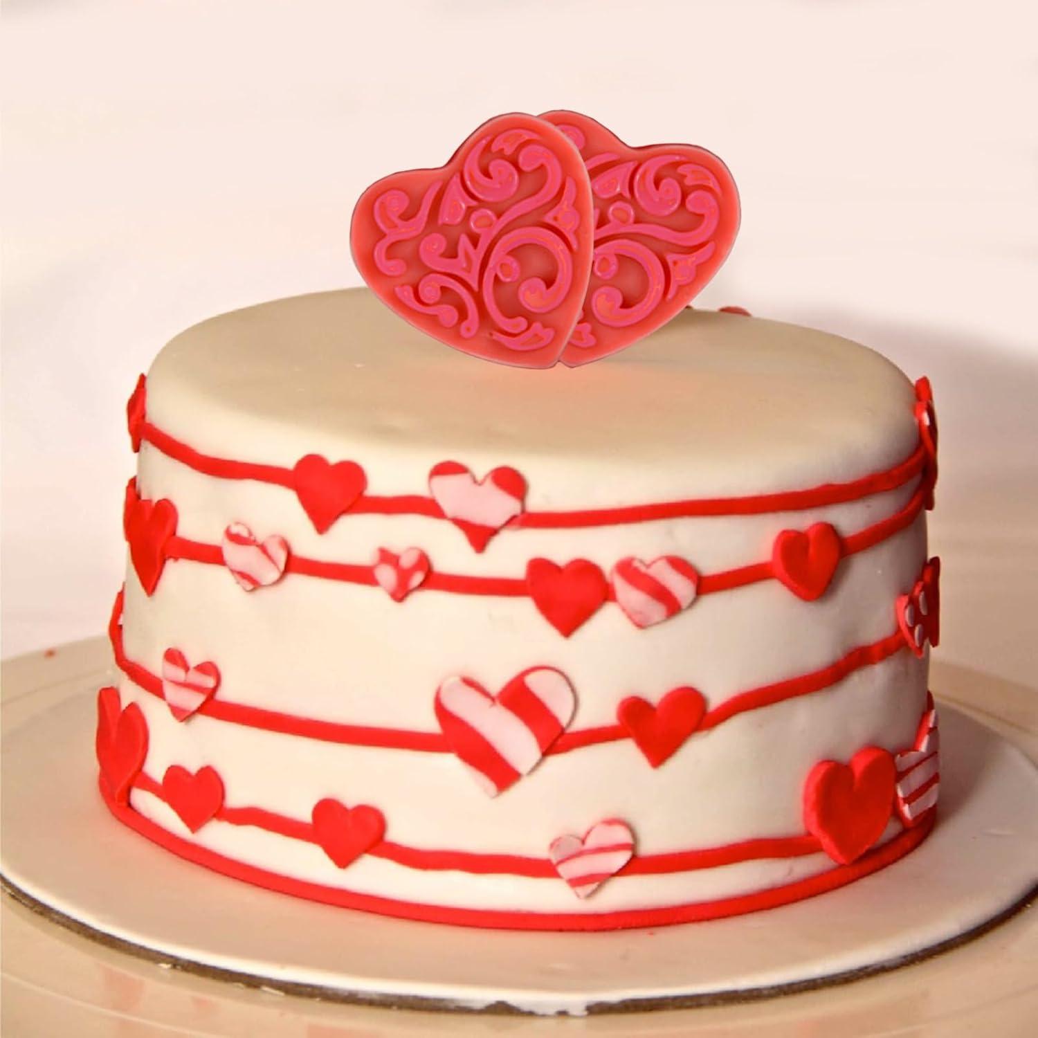 Moldes de Silicona Corazón Copzievkae - 2 Piezas 12 Cavidades