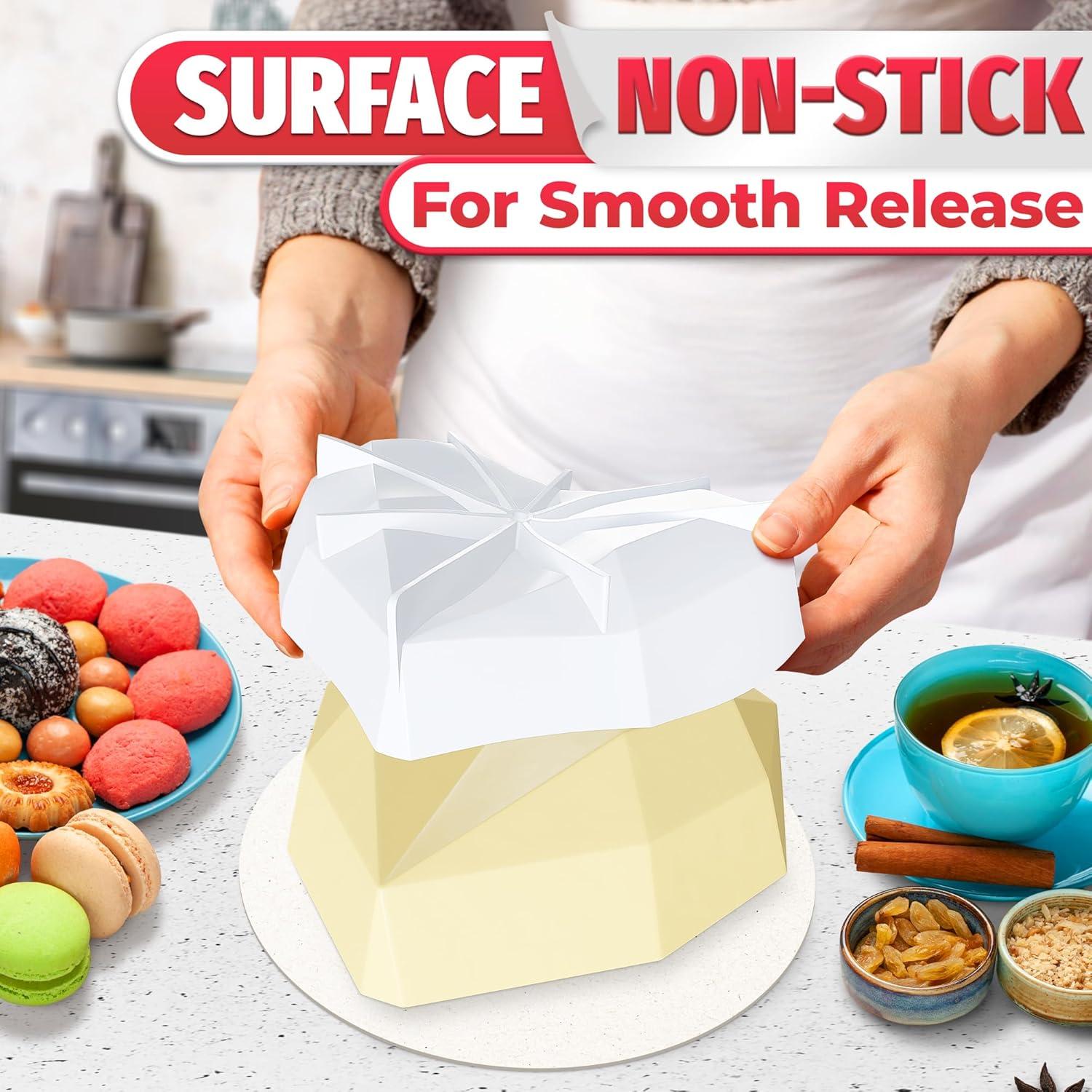 Molde de Silicona Corazón HYQO 18.5x16.5cm Antiadherente