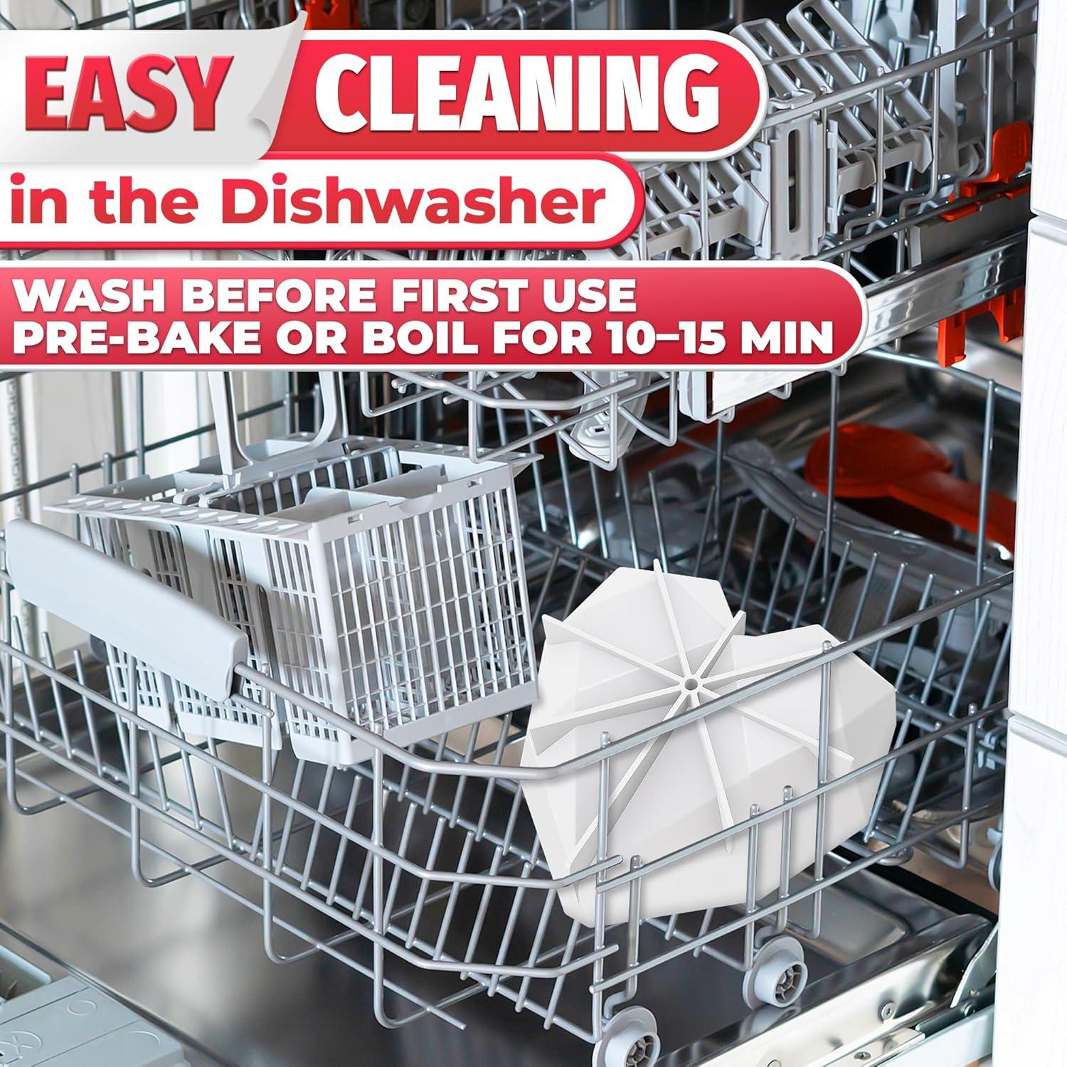 Molde de Silicona Corazón HYQO 18.5x16.5cm Antiadherente