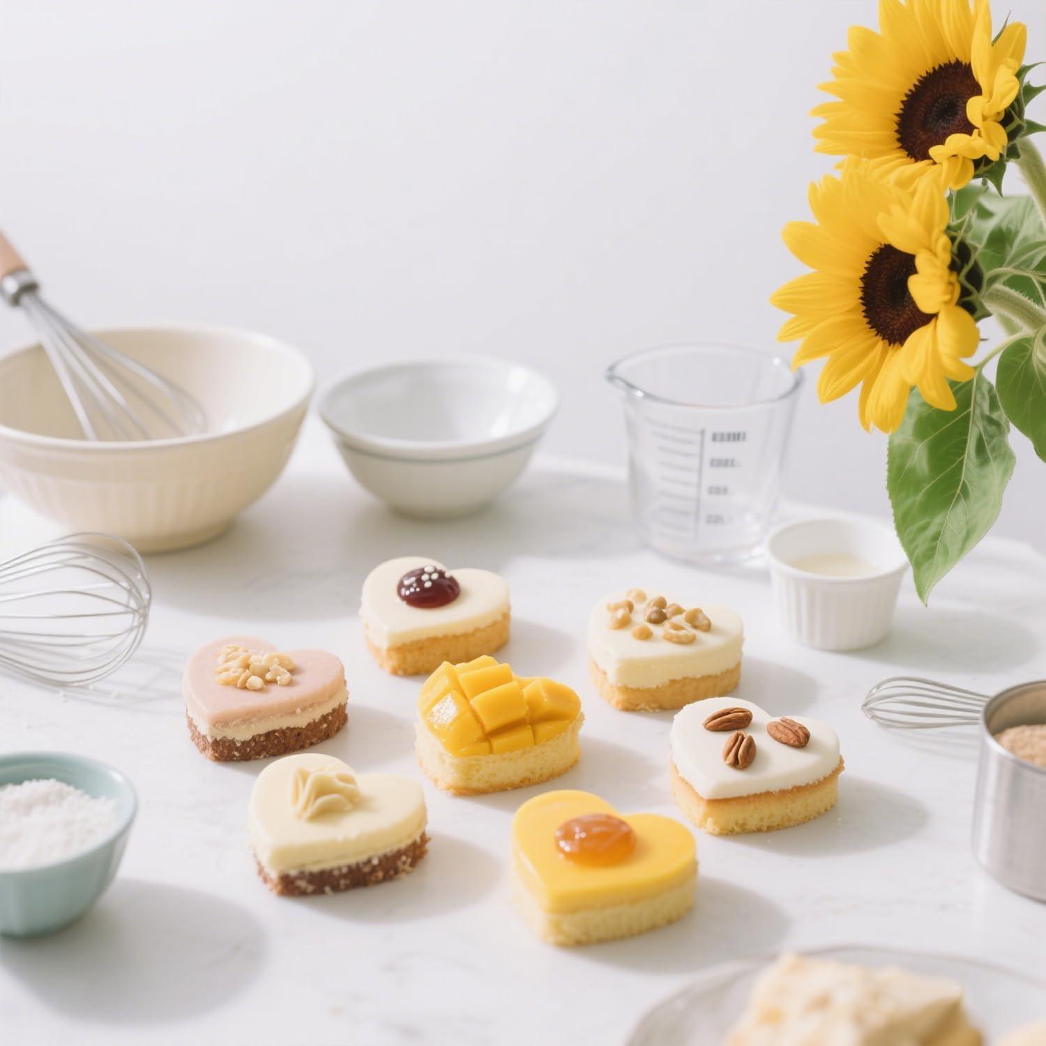 Moldes de Silicona Corazón 6 Huecos Saphe - 2 Paquetes