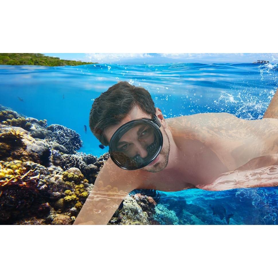 Máscara de Buceo Jwintee DM-03 HD Ovalada Antivaho