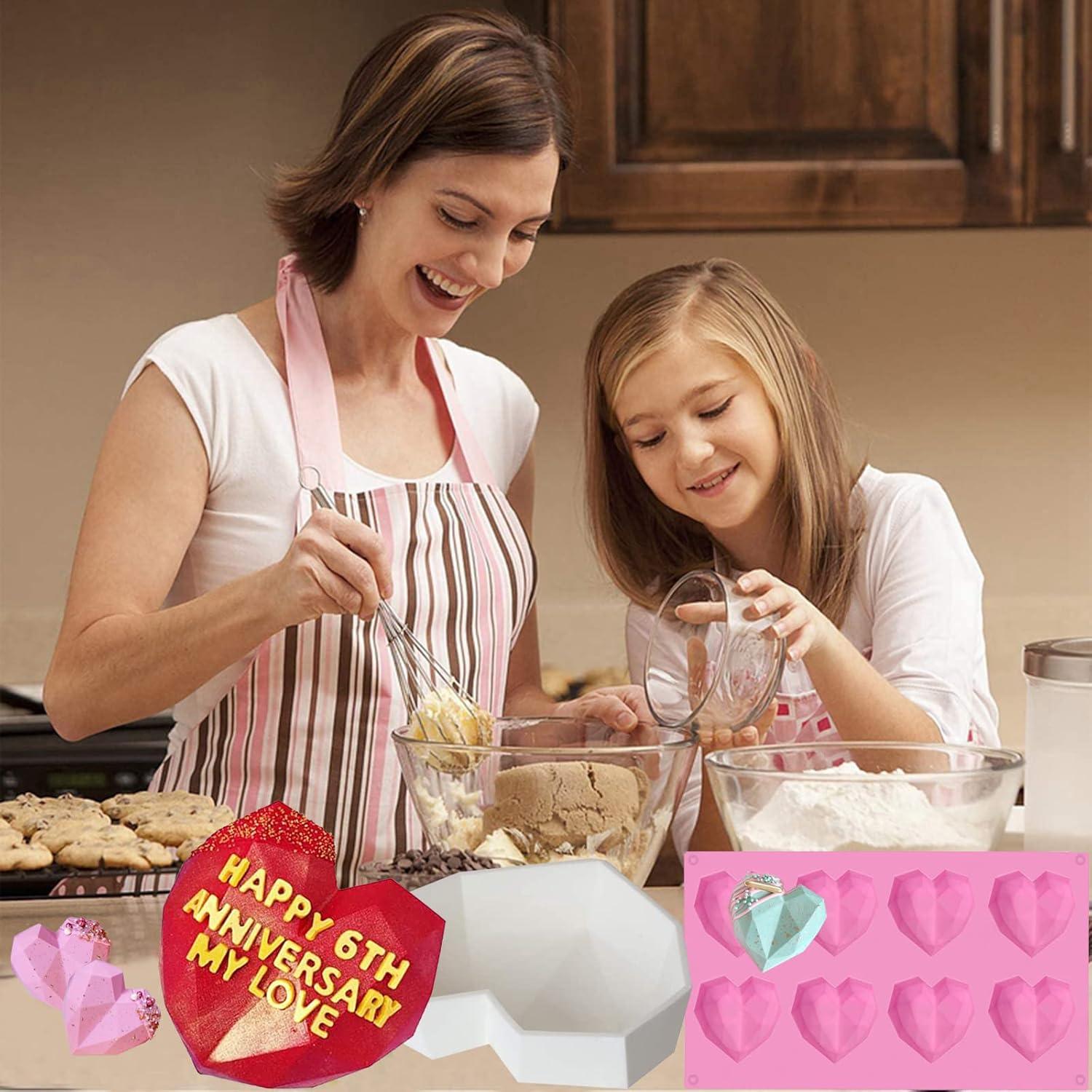 Kit de Moldes de Corazón Rompible EddHomes - 10 Piezas