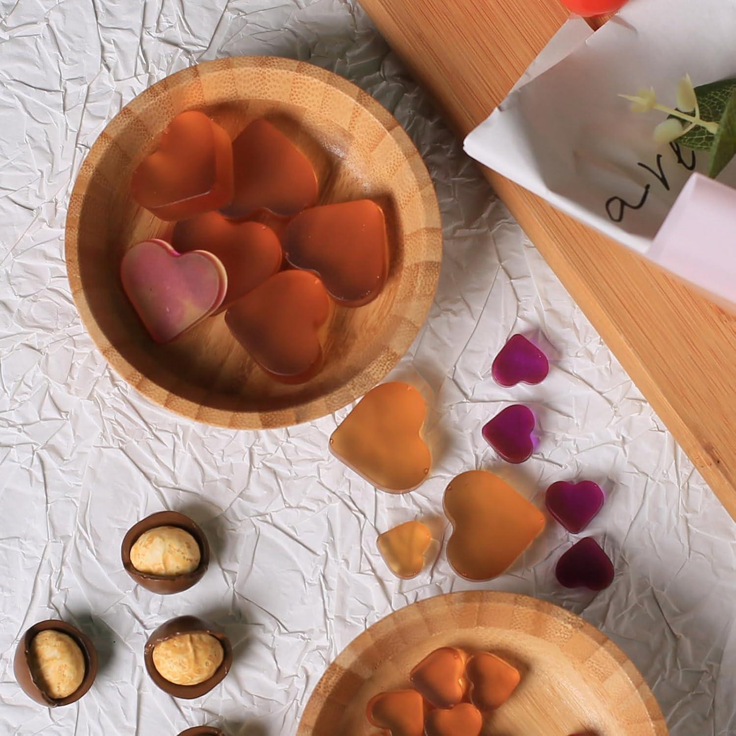 Moldes de Silicona Corazón Amyandone 63 Cavidades 30x20 cm