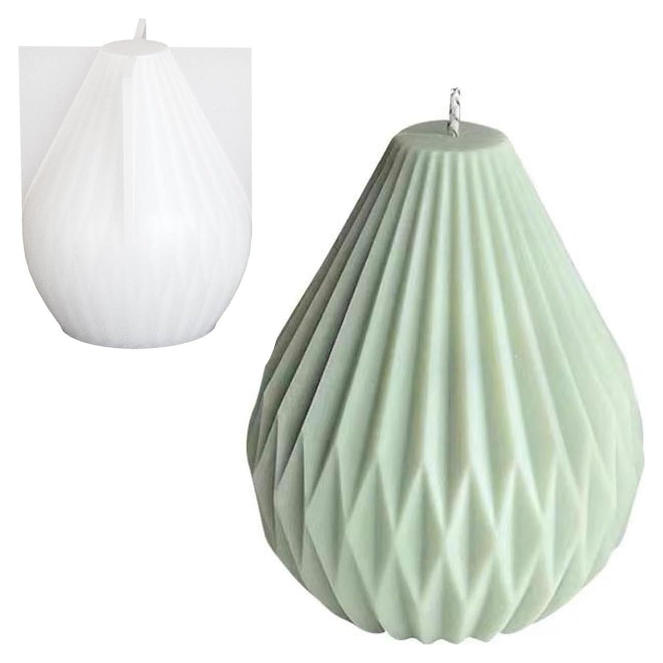 Molde de Silicona para Velas SENCCO 3D Pera 6.7x8.3 cm